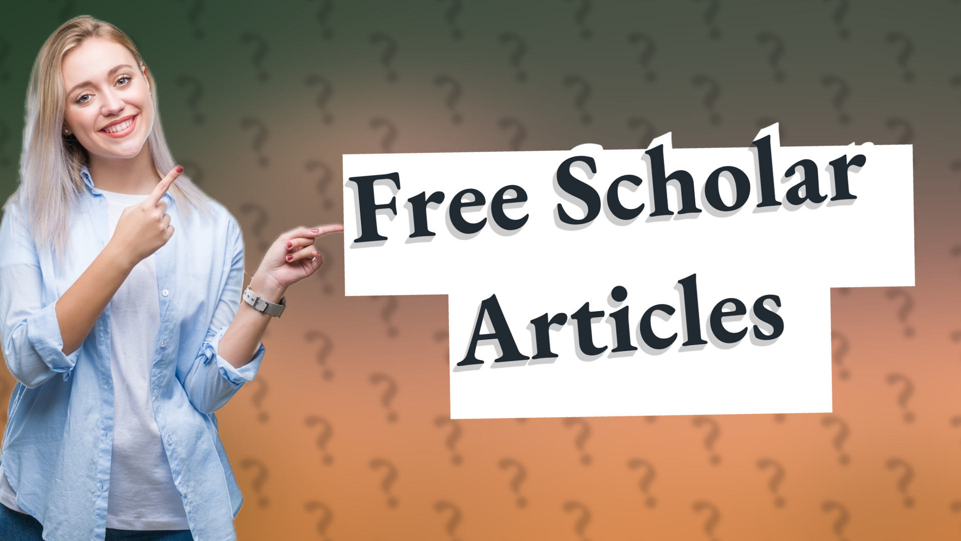 Free Scholar Articles