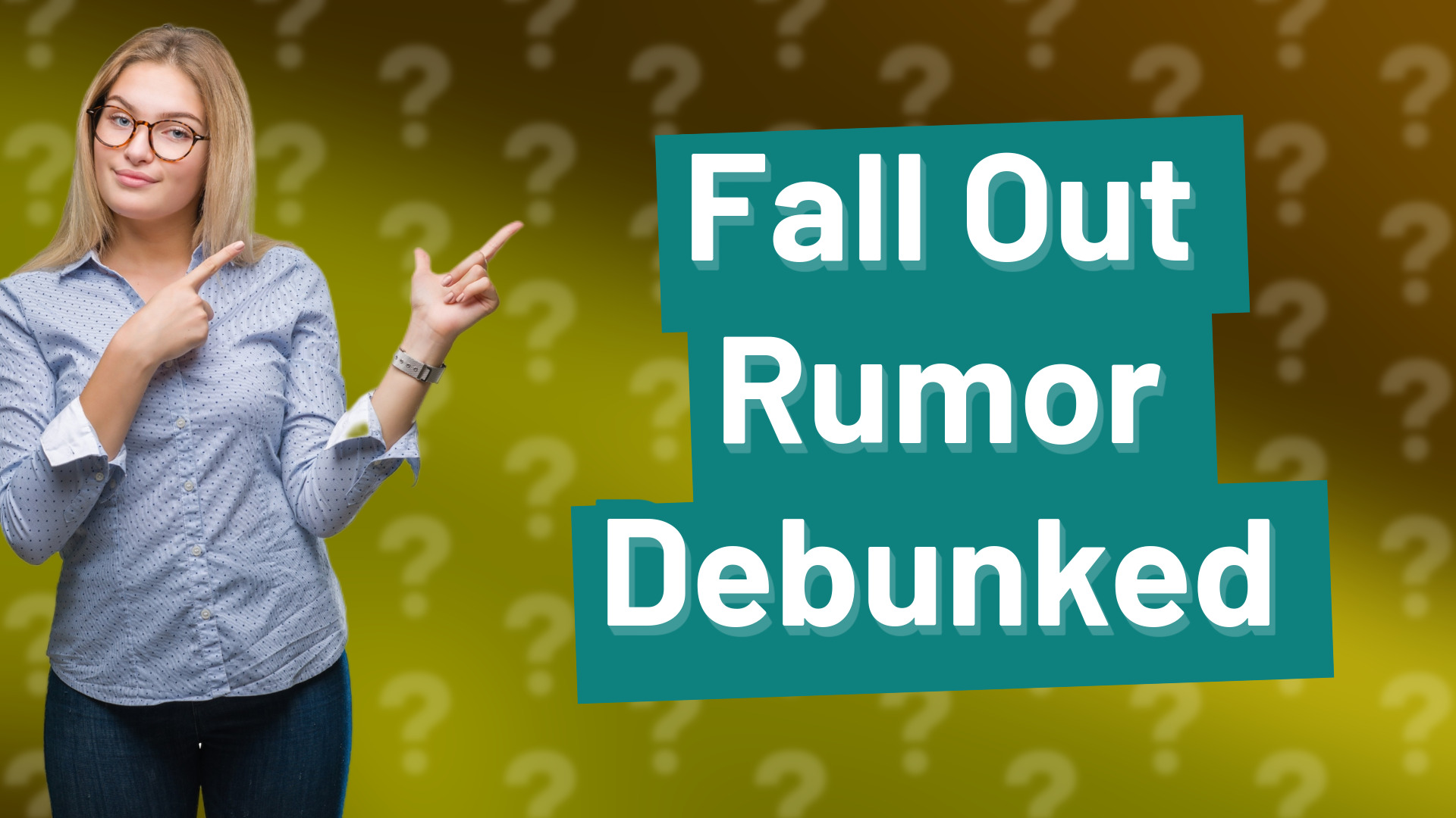 Fall Out Rumor Debunked