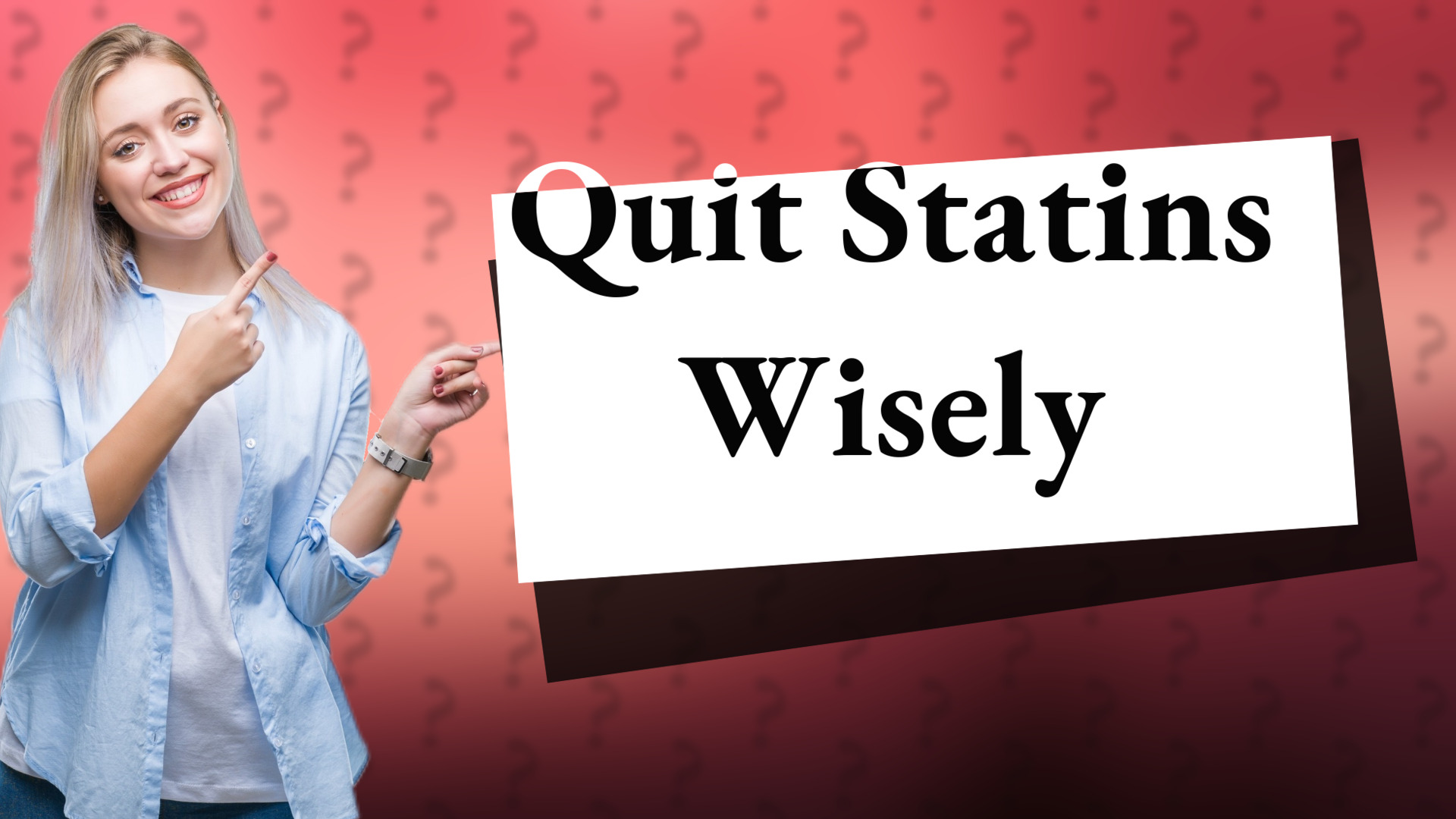 Quit Statins Wisely