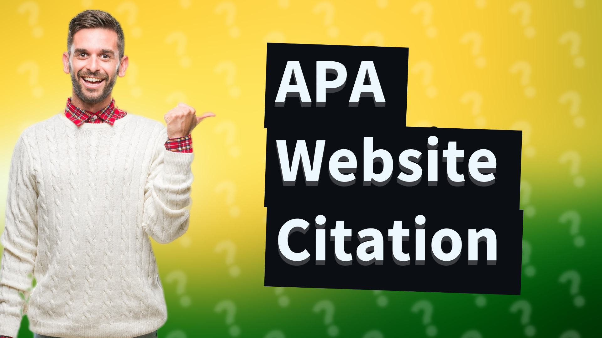 APA Website Citation