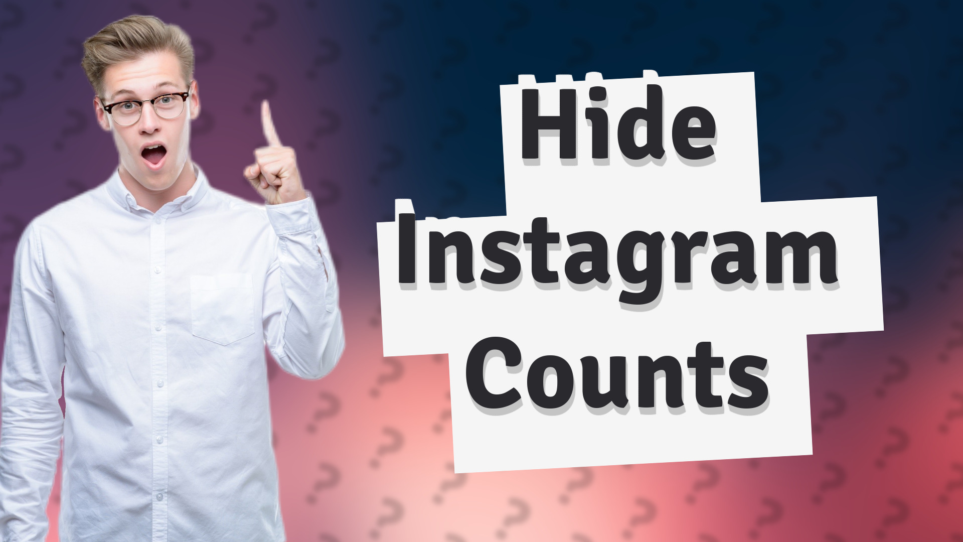 Hide Instagram Counts