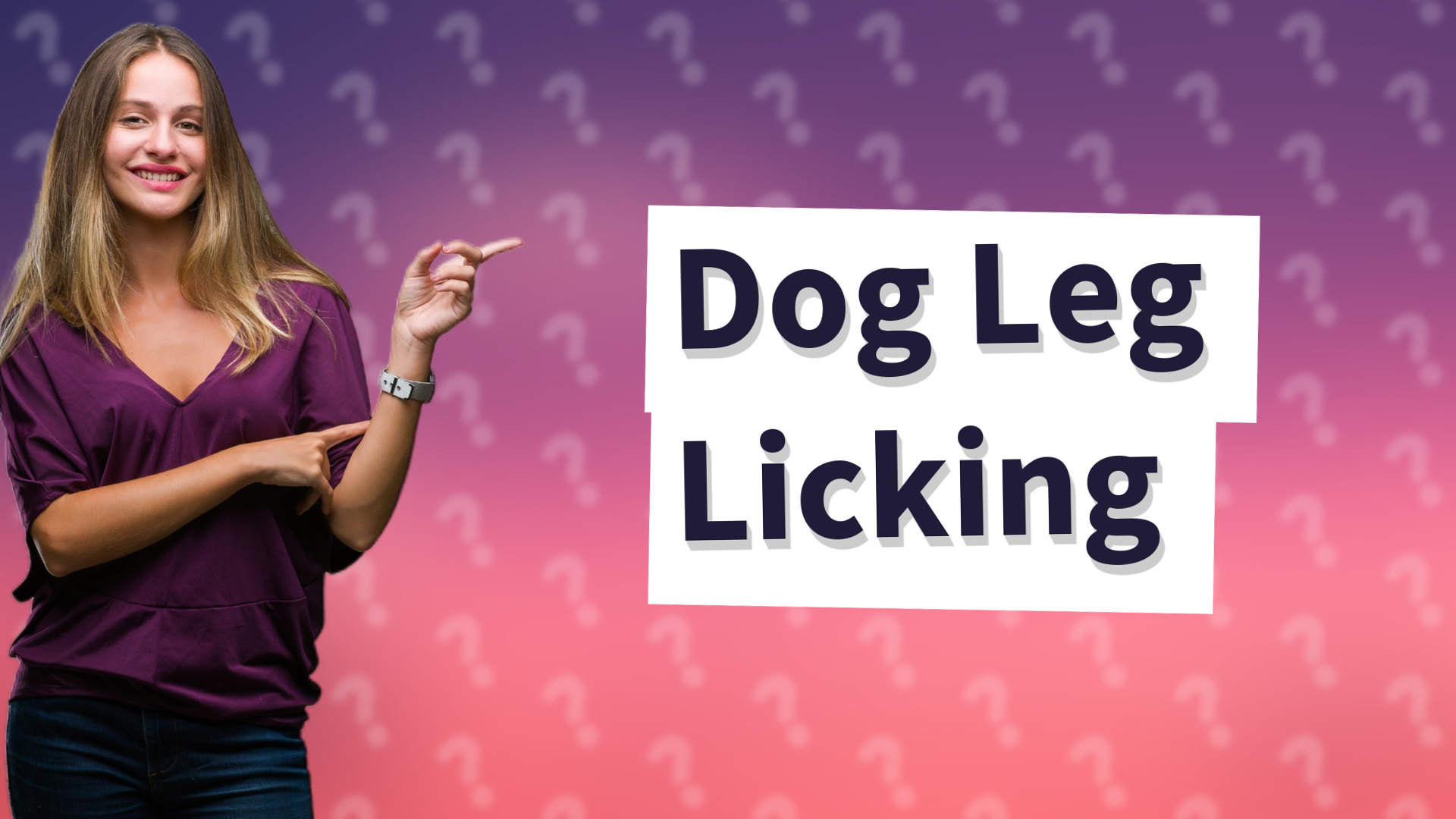Dog Leg Licking