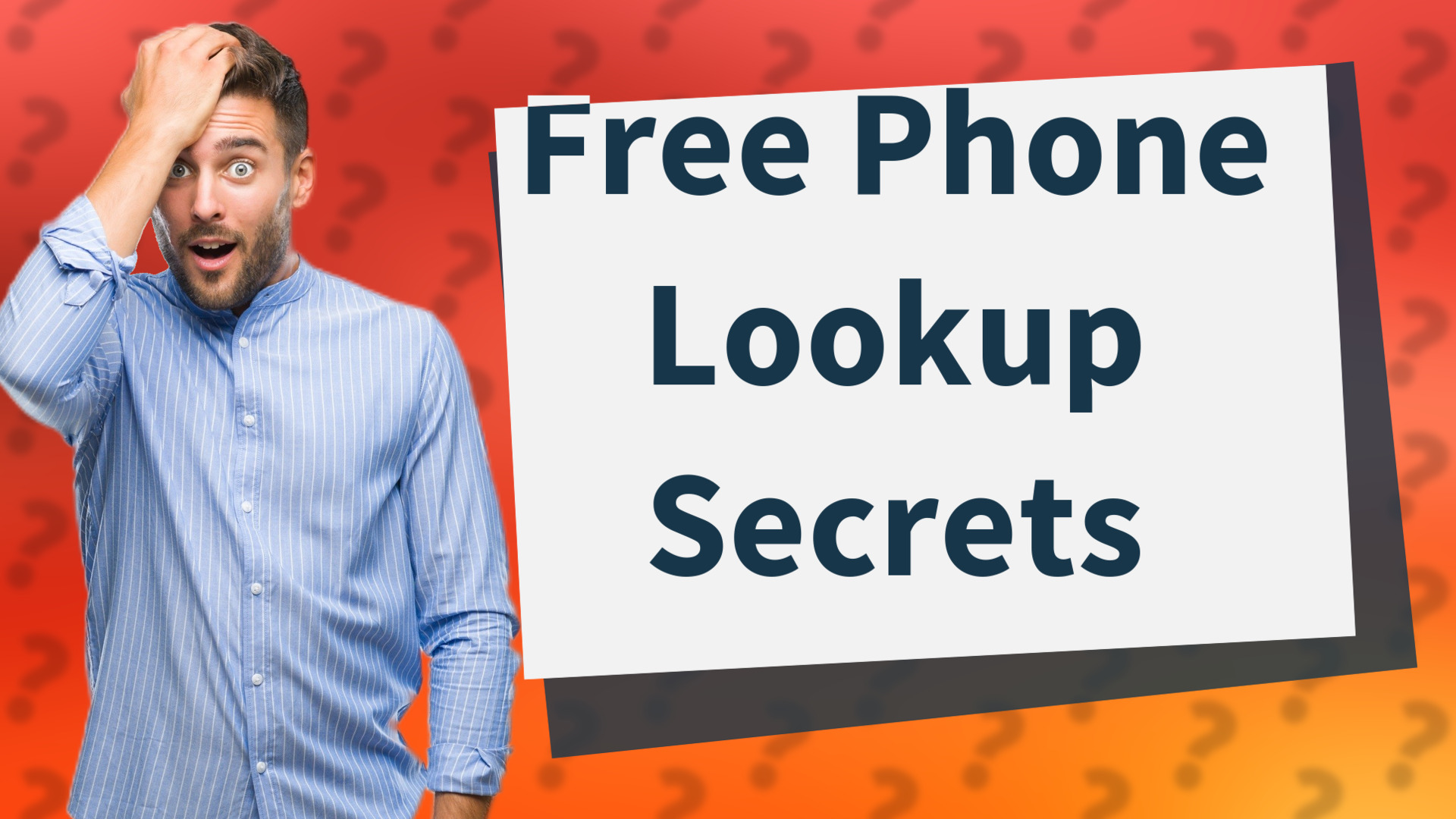 Free Phone Lookup Secrets