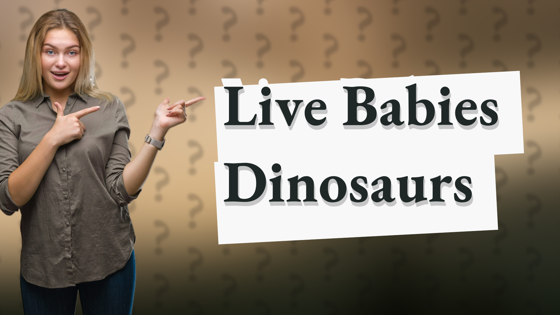 Live Babies Dinosaurs