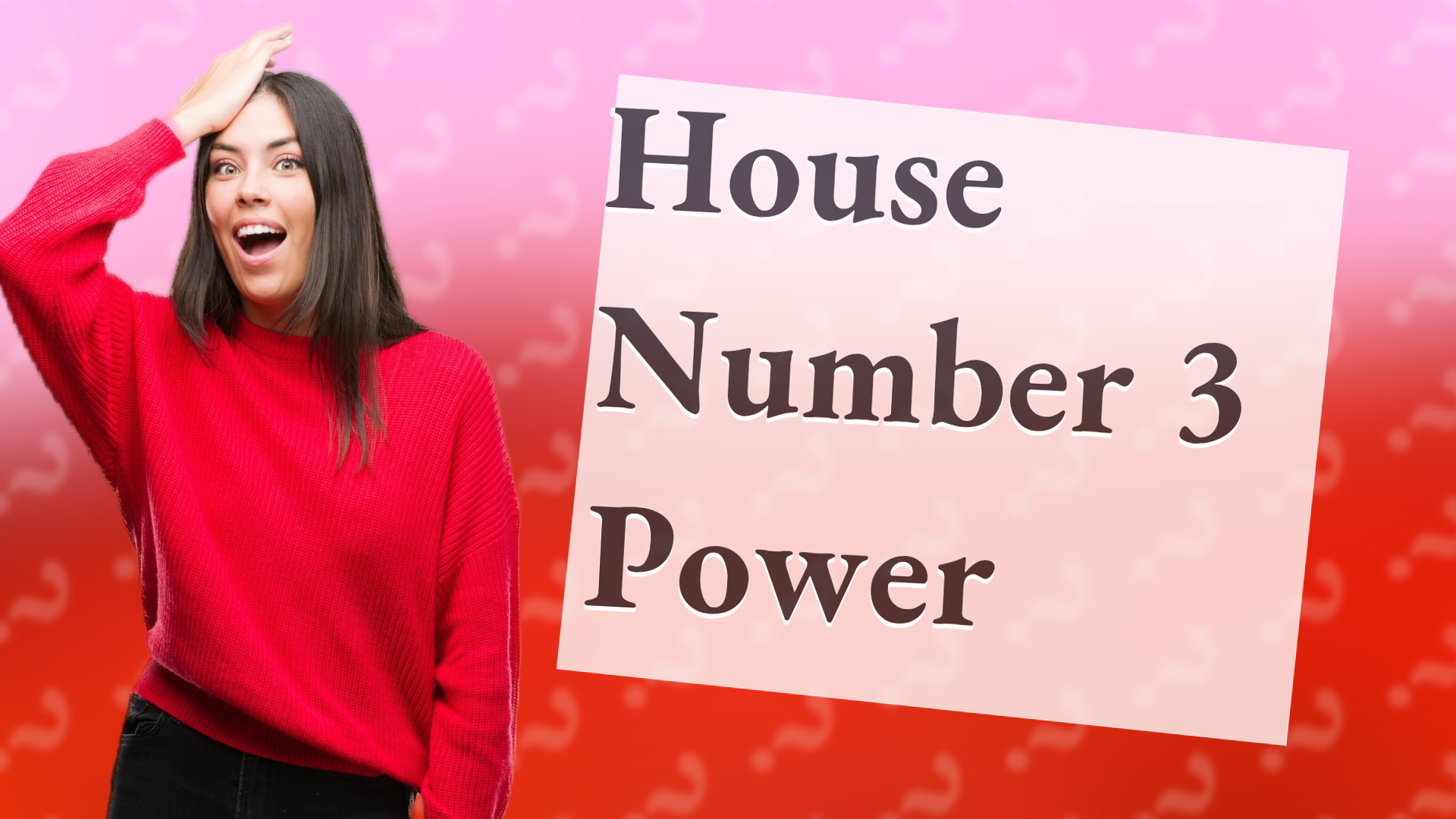 House Number 3 Power