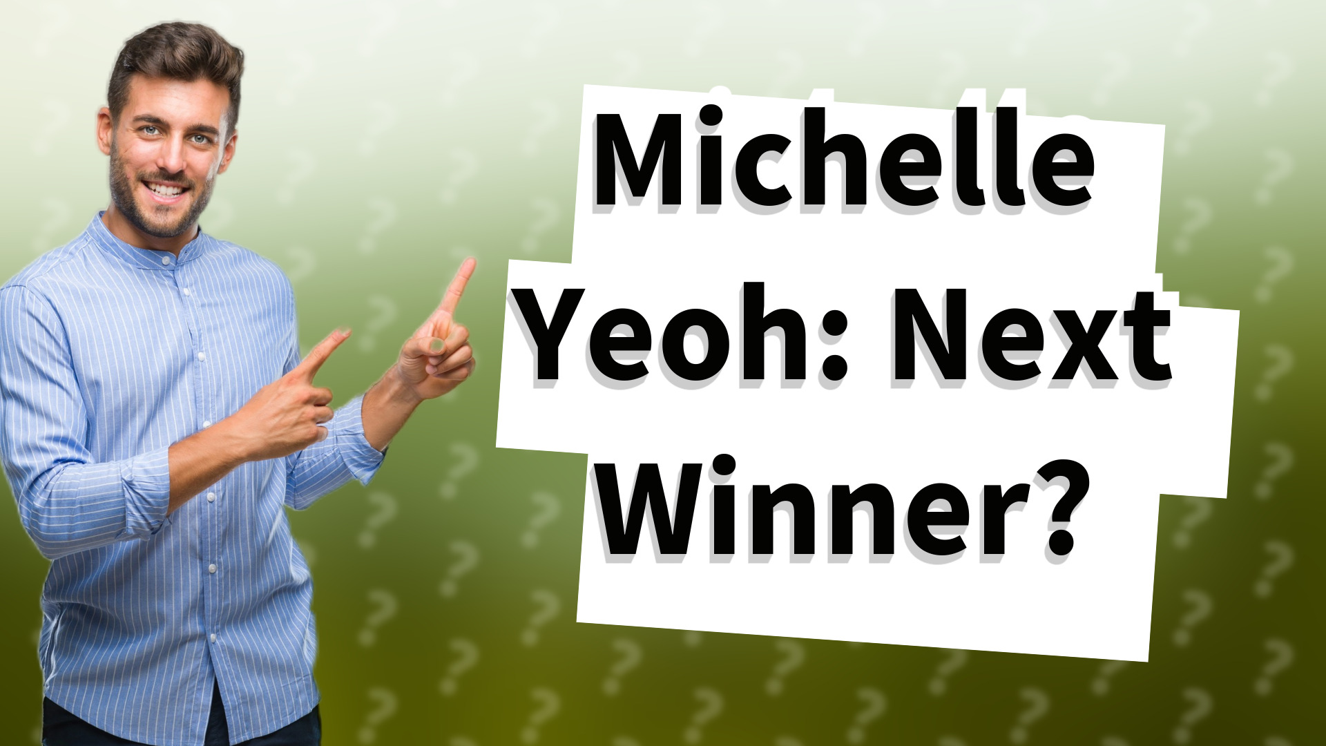 Michelle Yeoh: Next Winner?