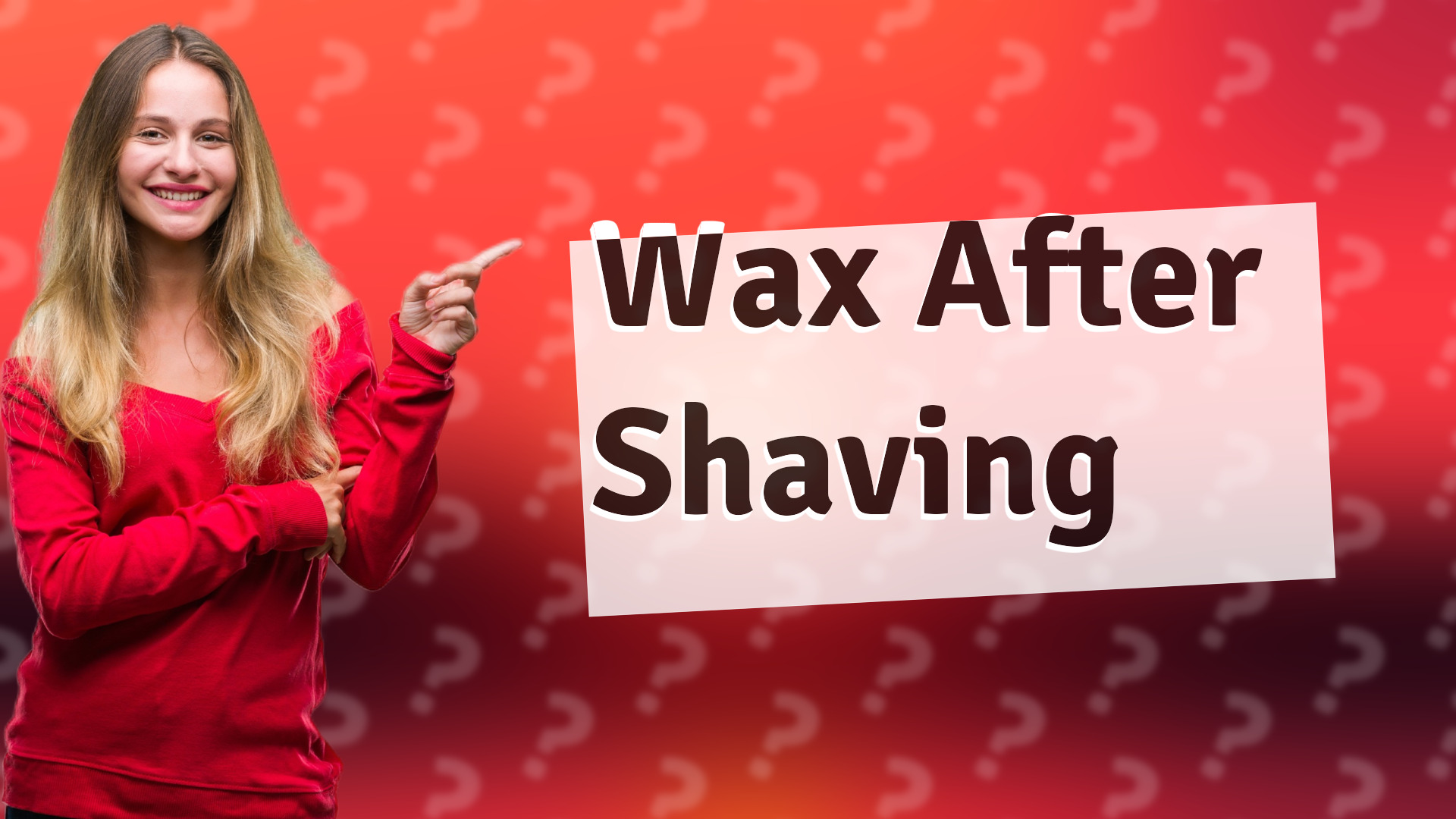 Wax After Shaving