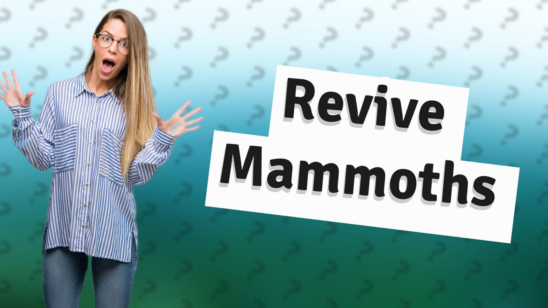 Revive Mammoths