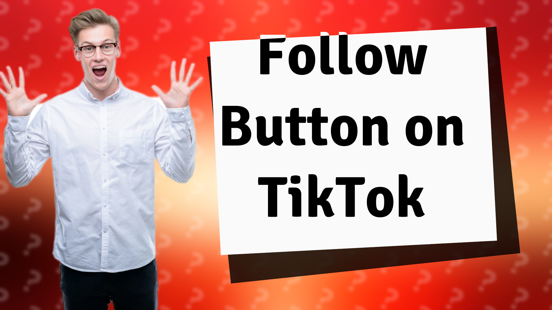 Follow Button on TikTok