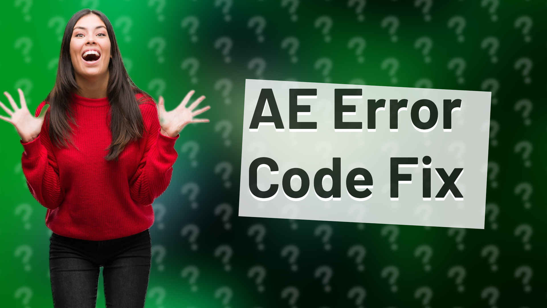 AE Error Code Fix