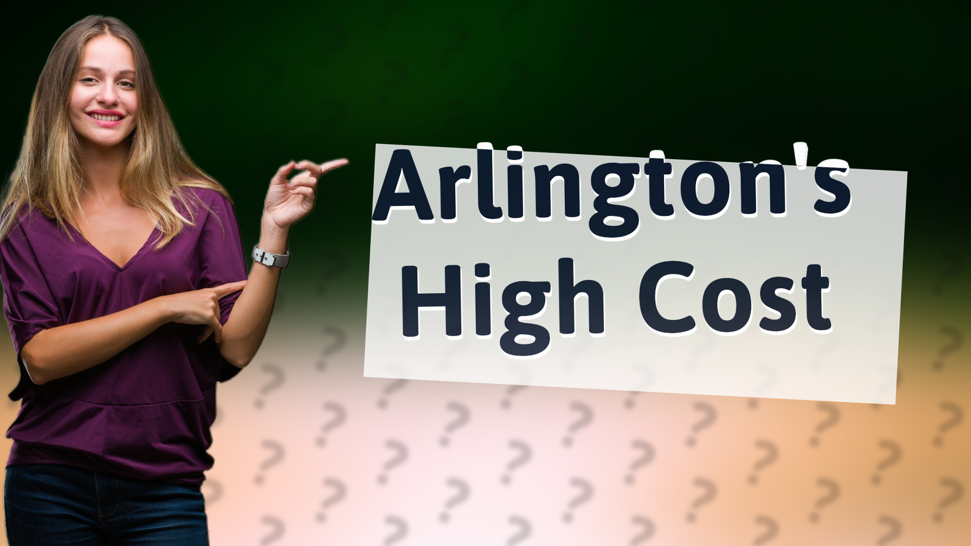 Arlington's High Cost
