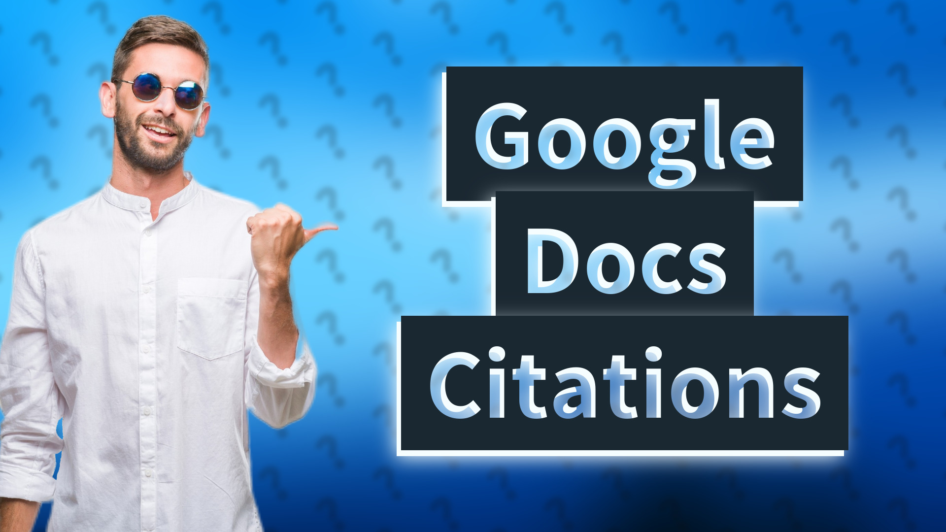 Google Docs Citations
