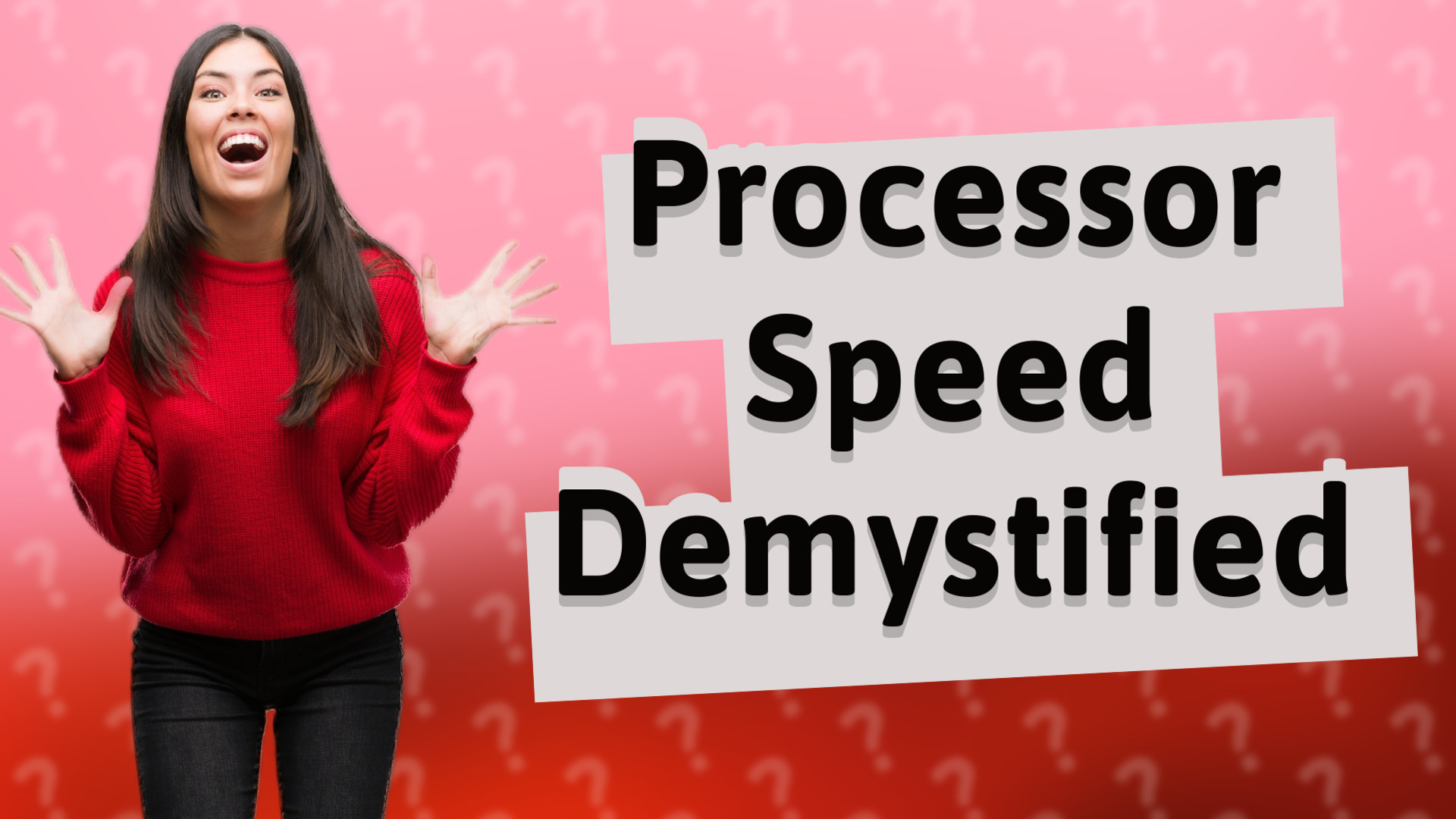 Processor Speed Demystified