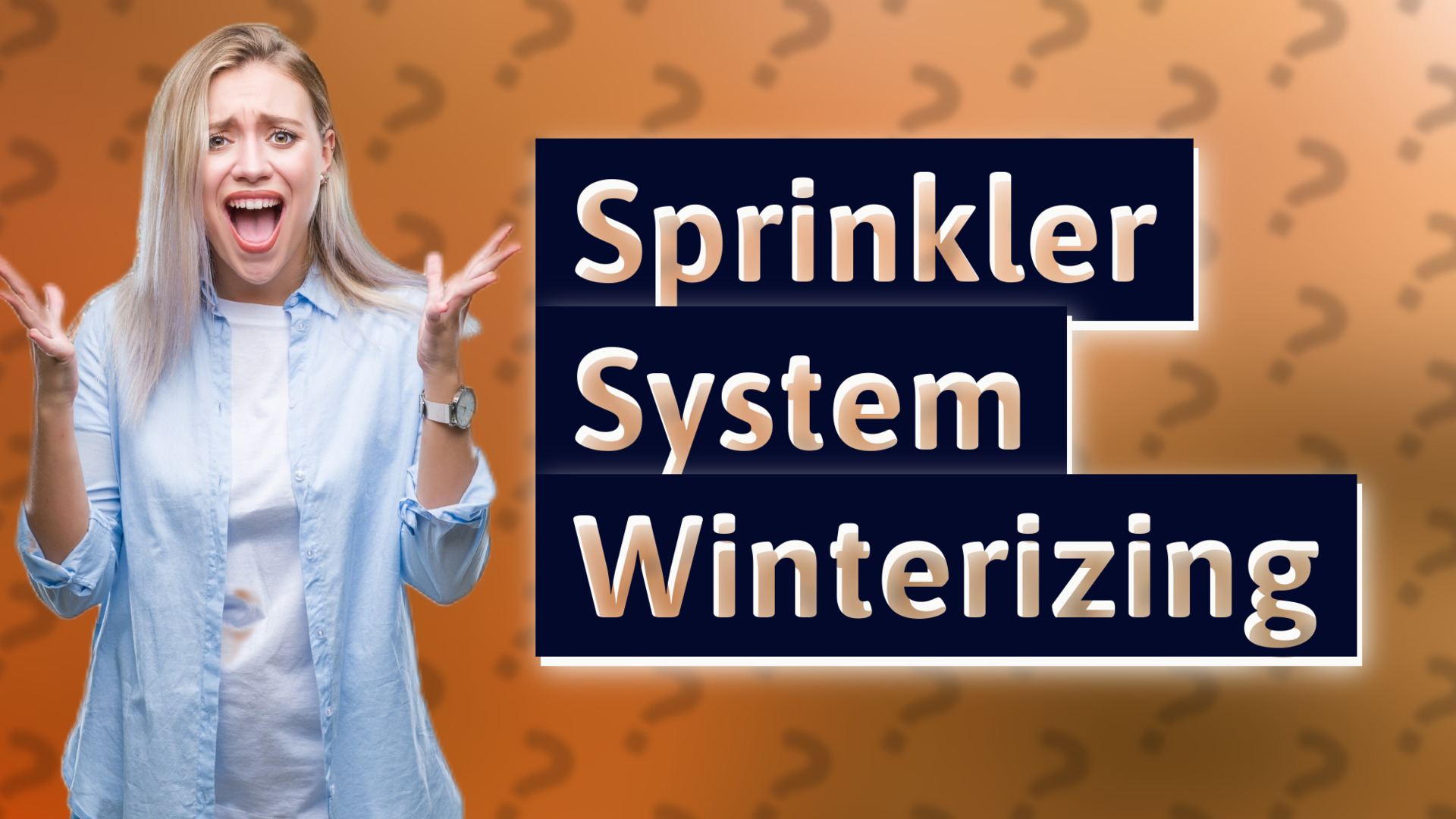 Sprinkler System Winterizing