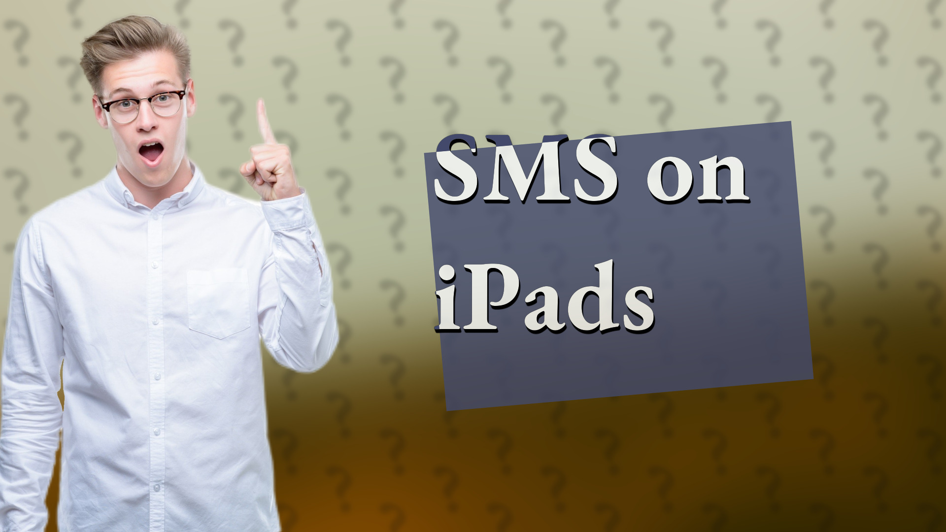 SMS on iPads
