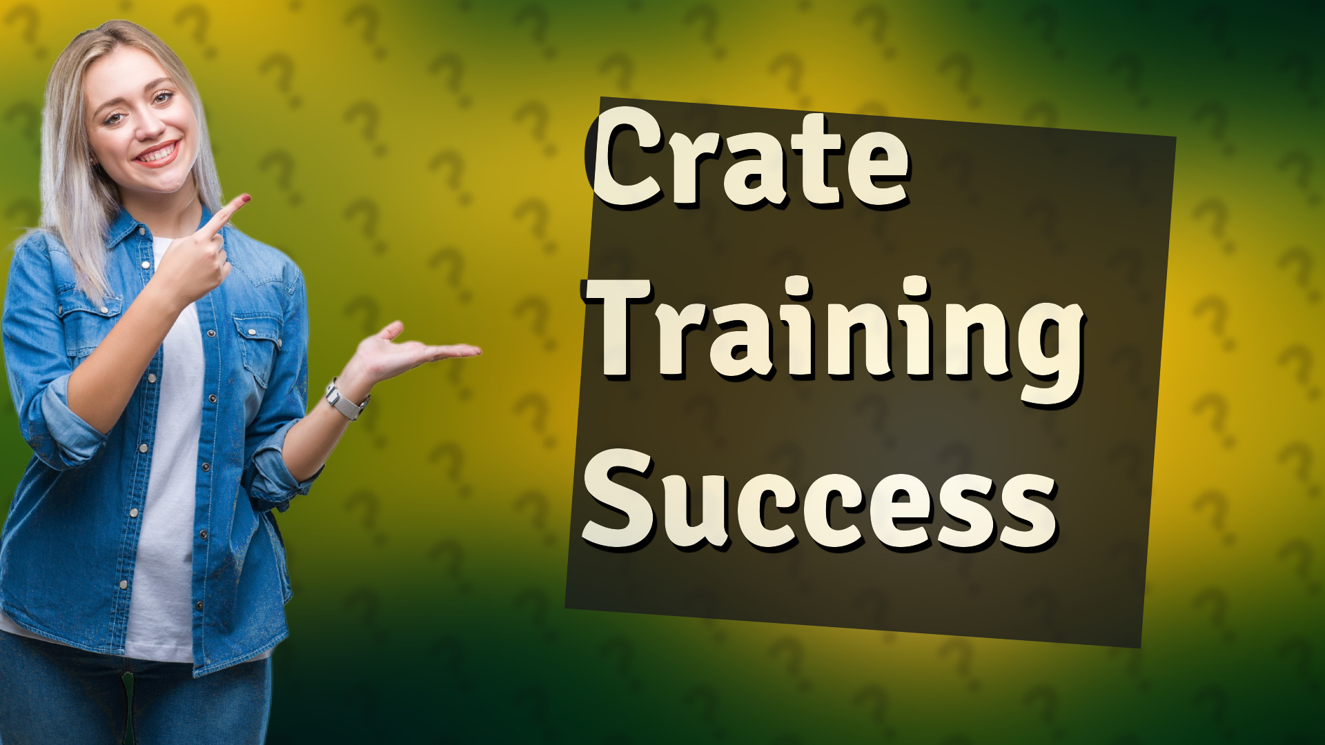 Crate Training Success