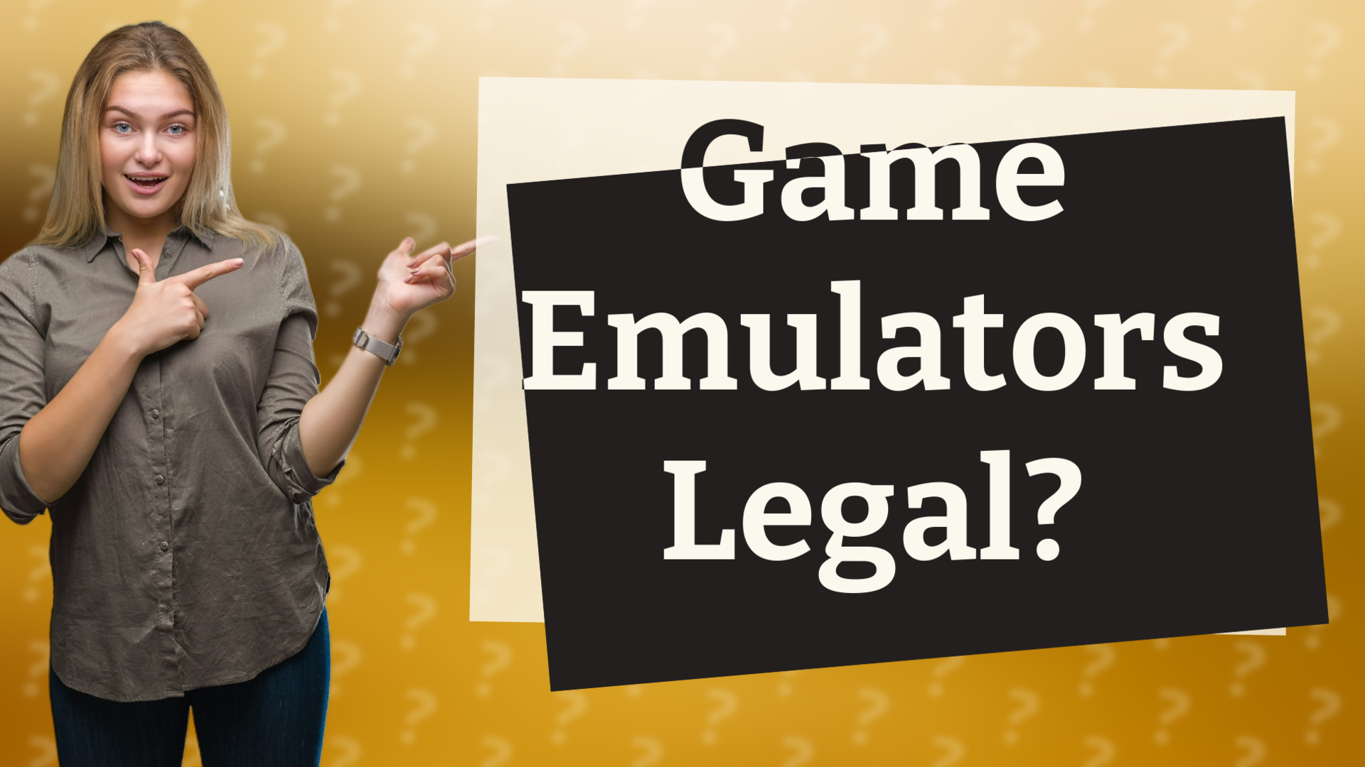 Game Emulators Legal?