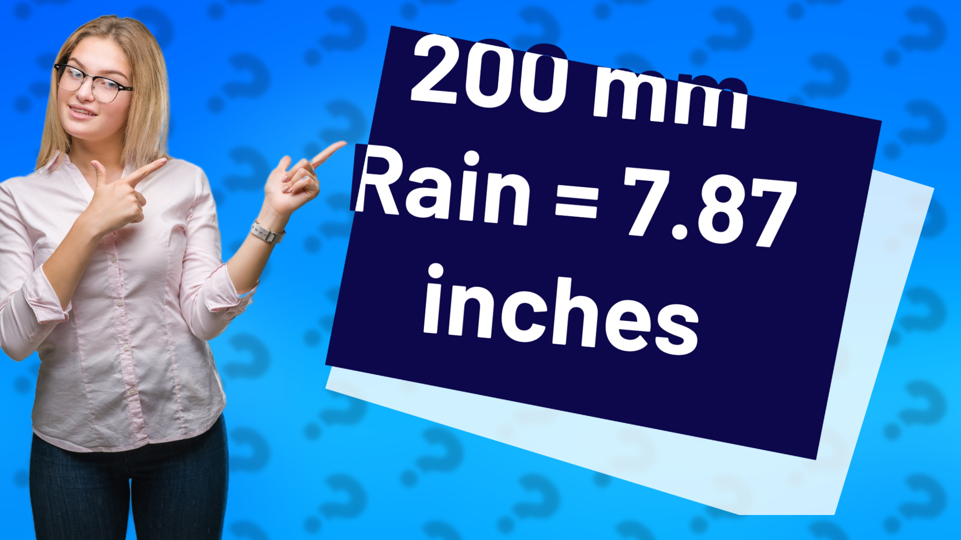 200 mm Rain = 7.87 inches