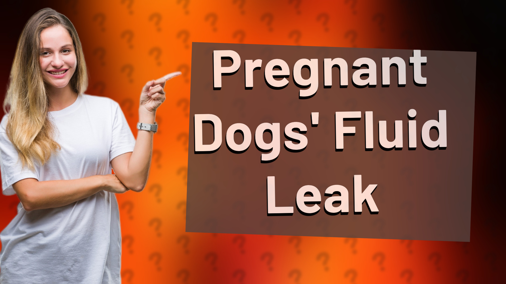 Pregnant Dogs' Fluid Leak