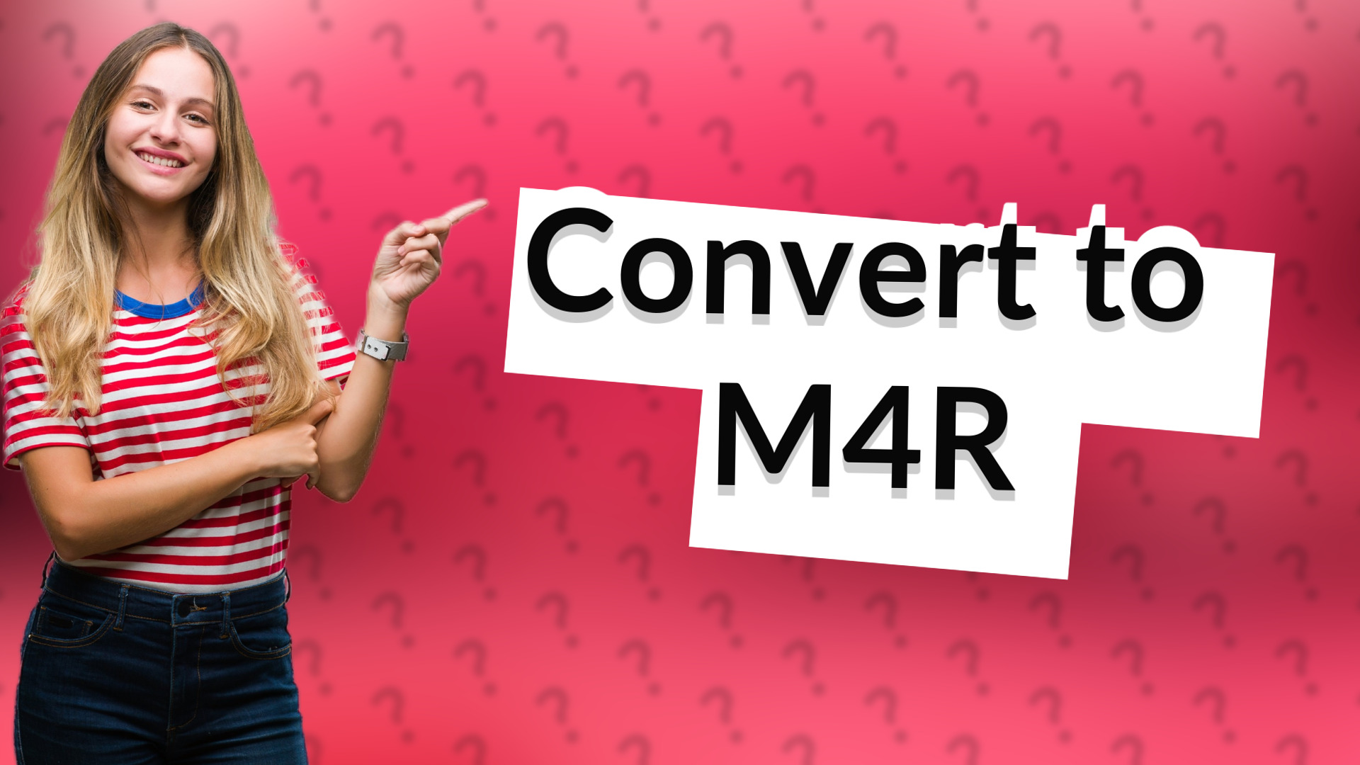 Convert to M4R