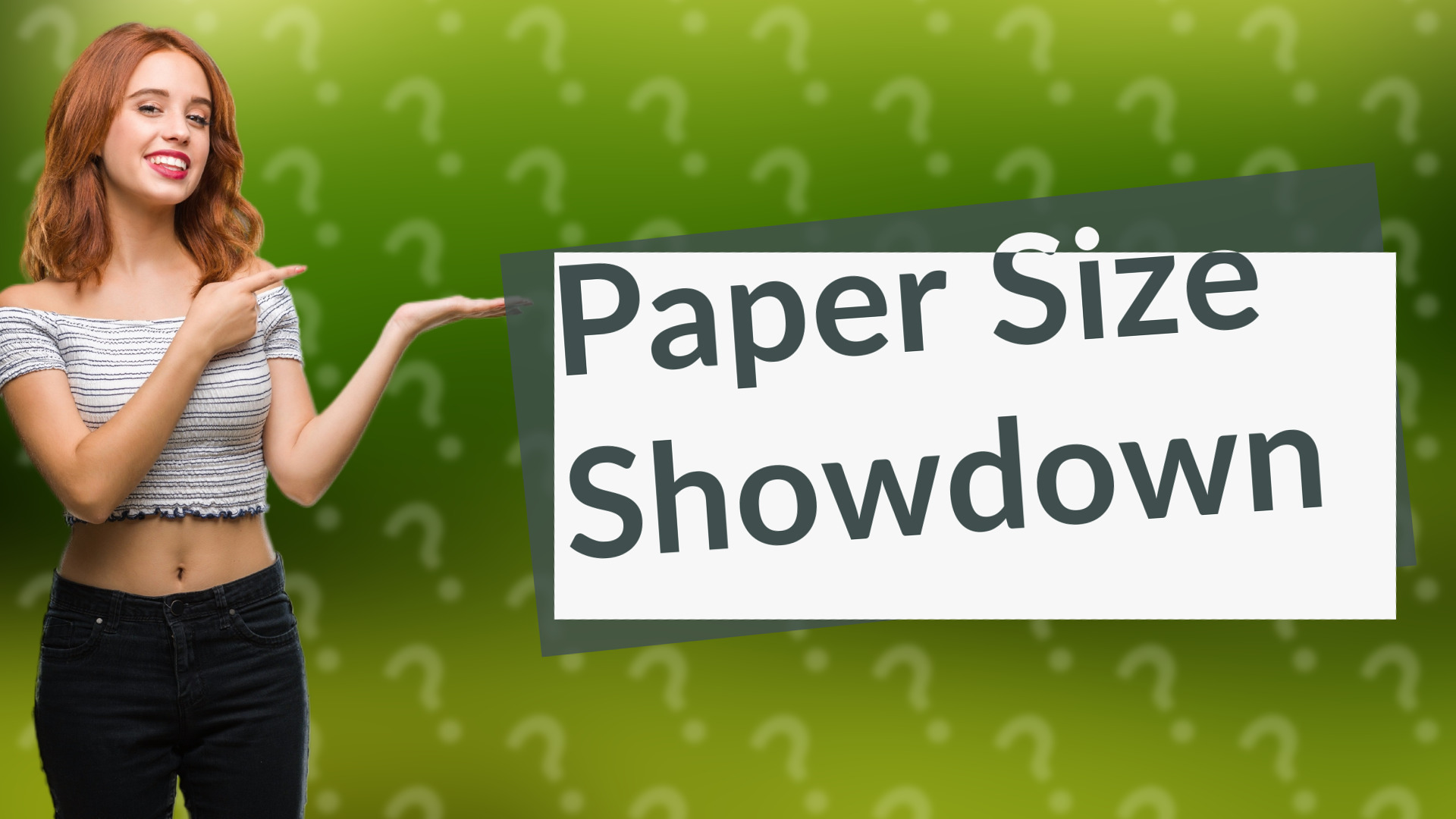 Paper Size Showdown