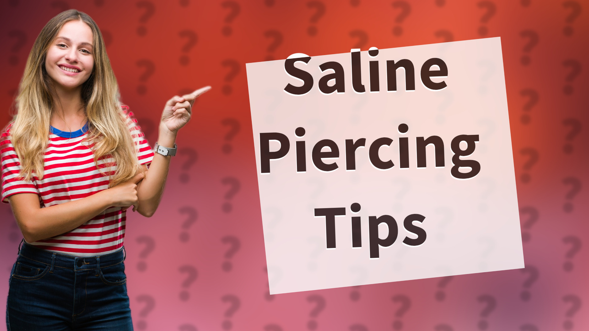 Saline Piercing Tips