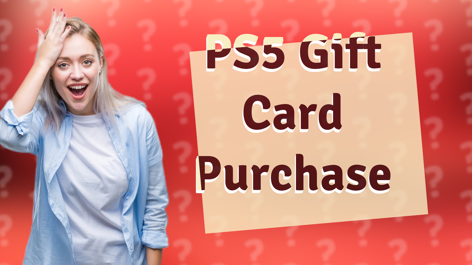 PS5 Gift Card Purchase