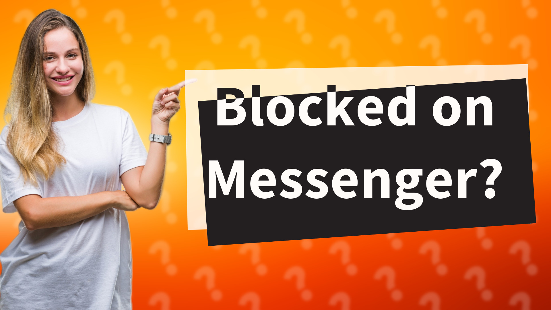 Blocked on Messenger?
