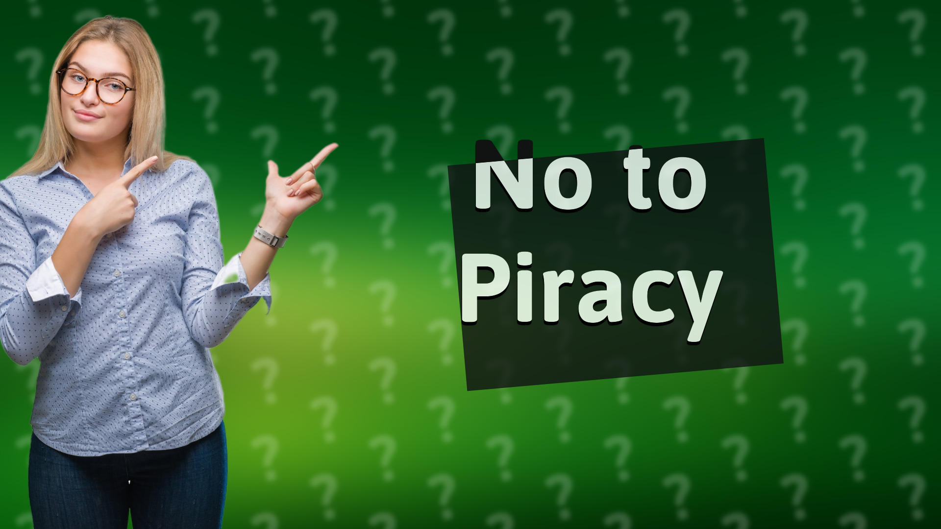 No to Piracy
