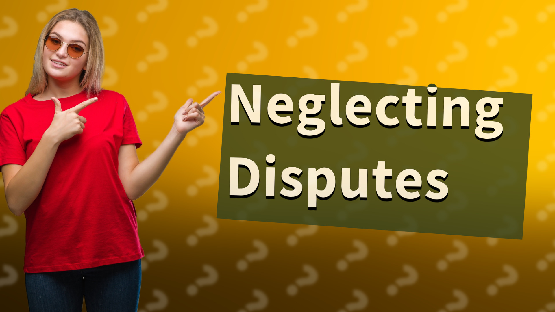 Neglecting Disputes