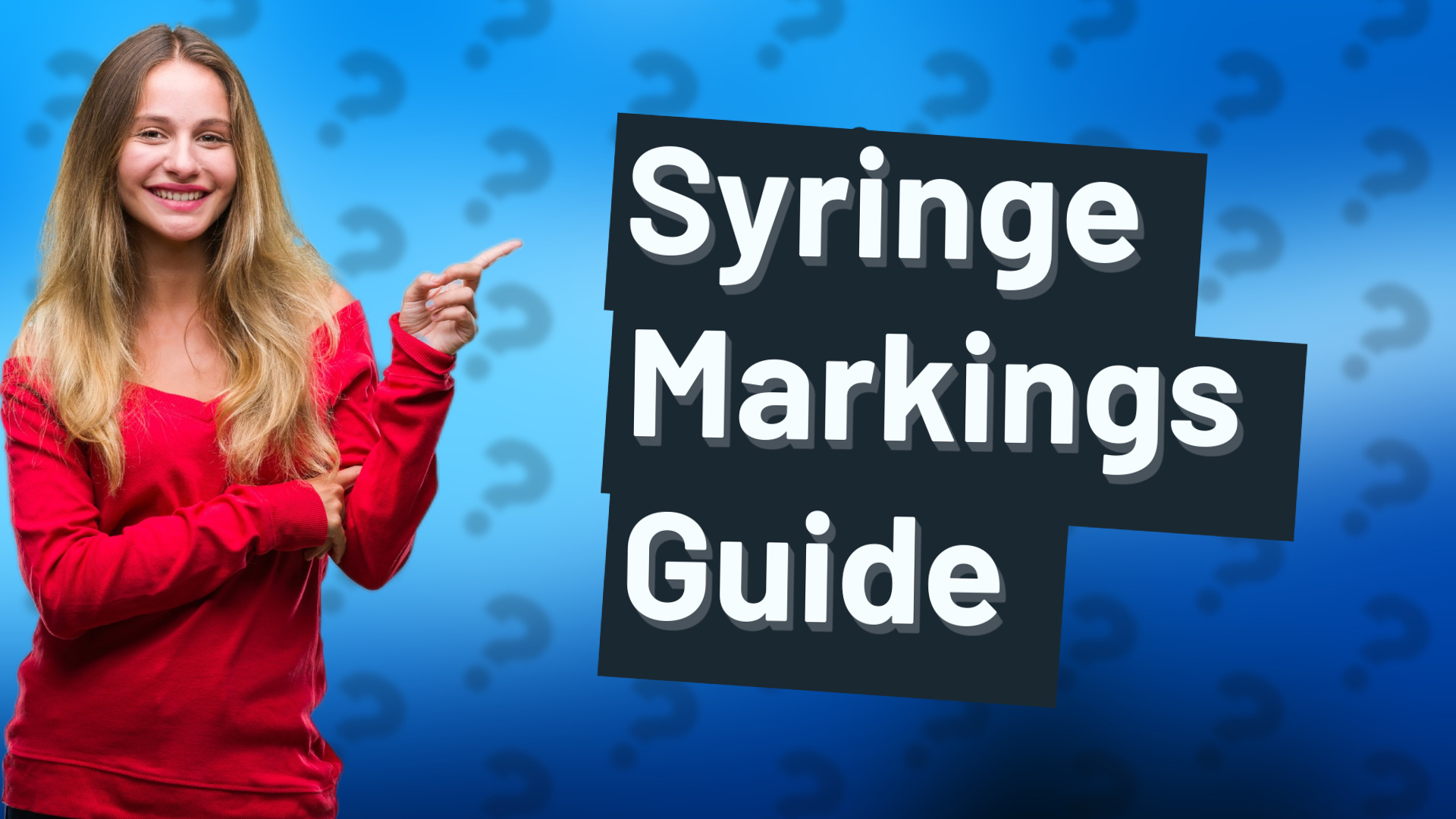 Syringe Markings Guide