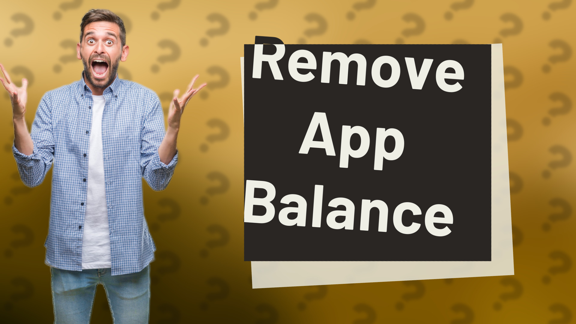 Remove App Balance