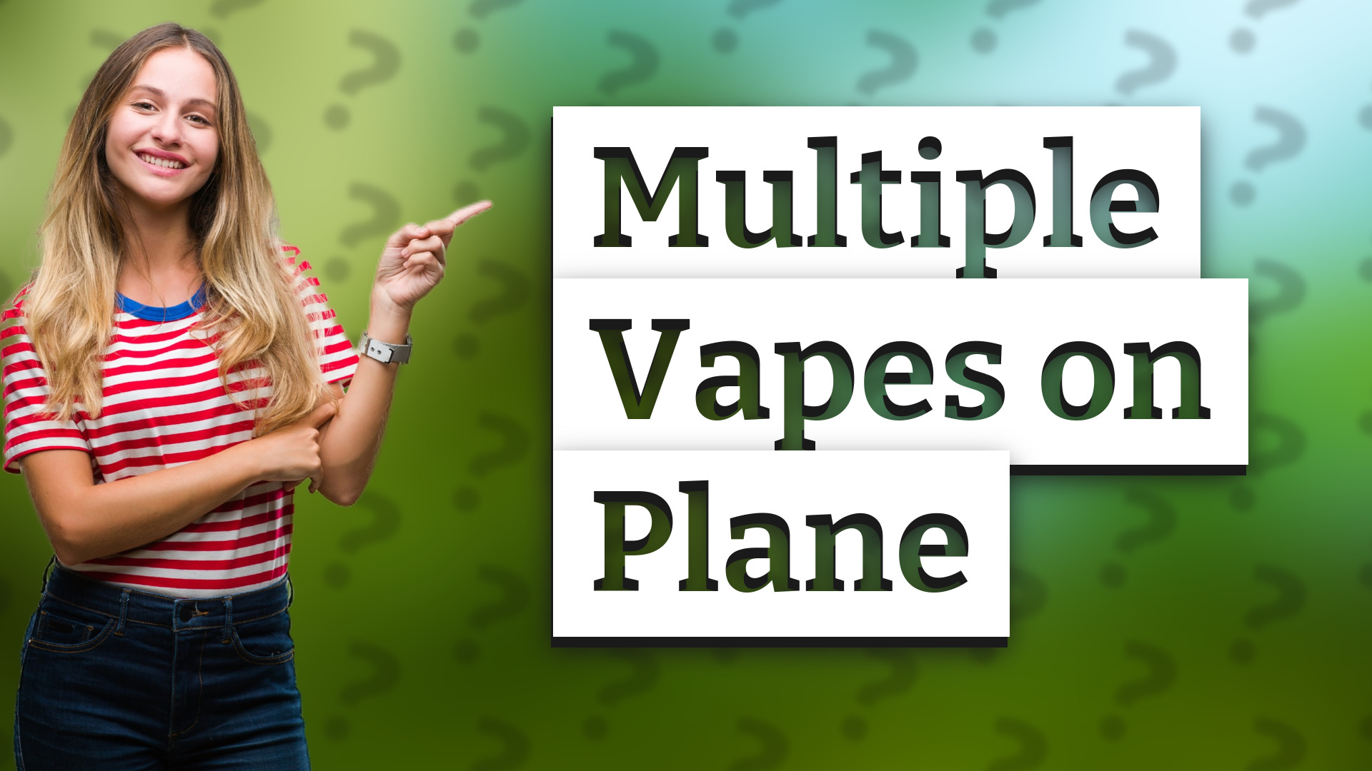 Multiple Vapes on Plane