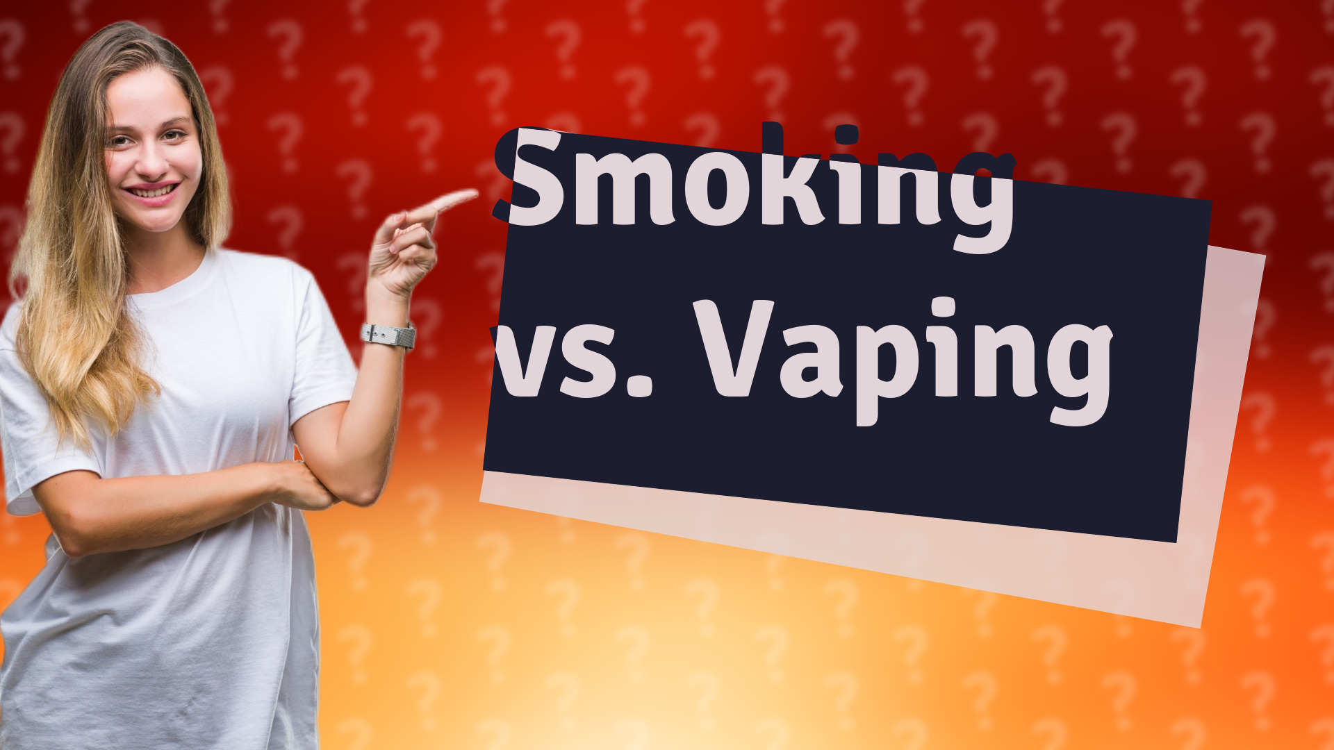 Smoking vs. Vaping