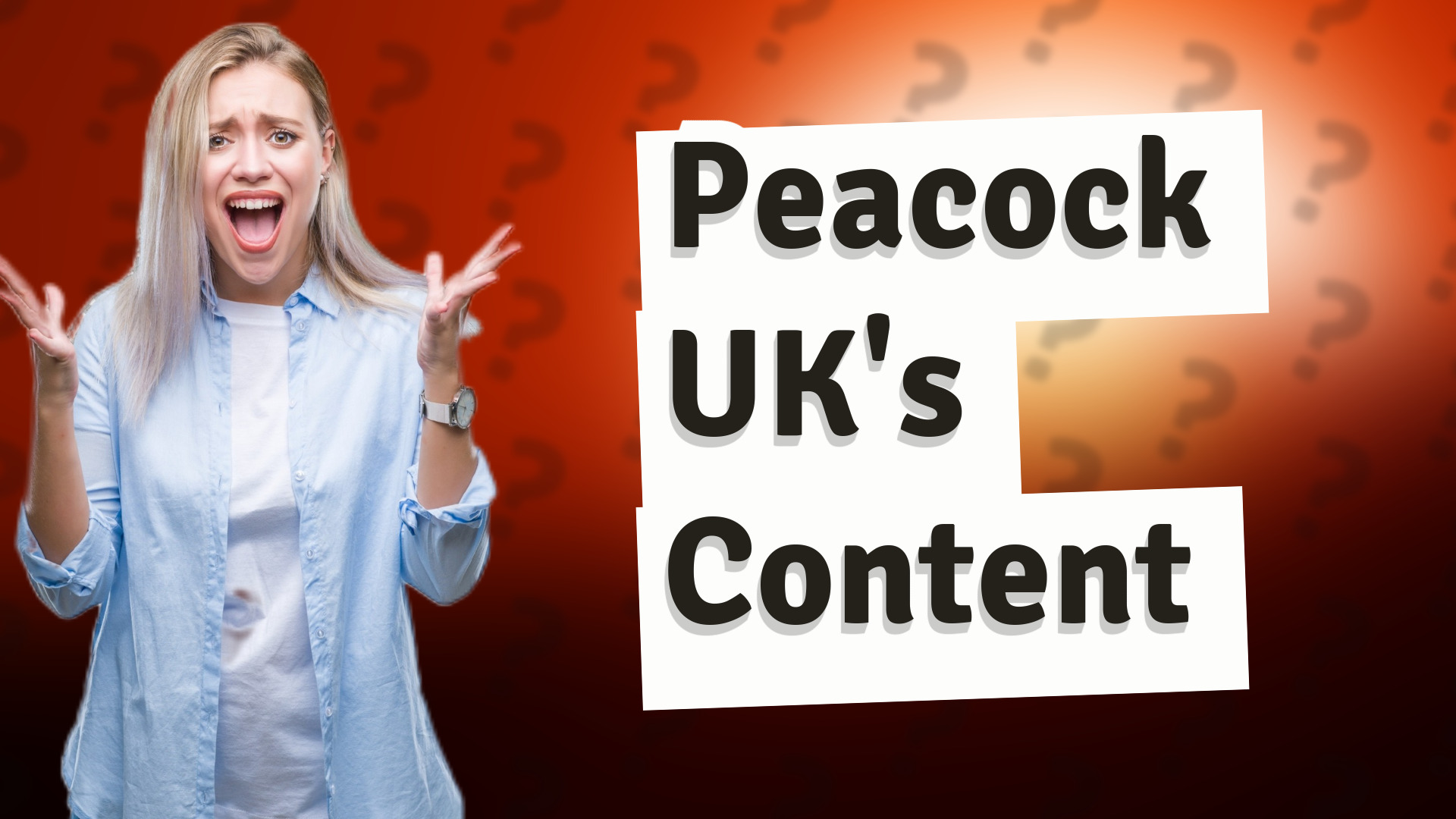 Peacock UK's Content