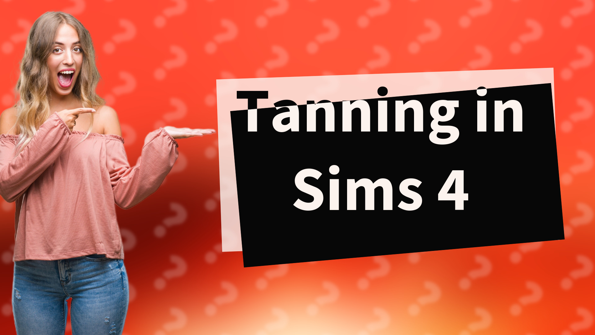 Tanning in Sims 4