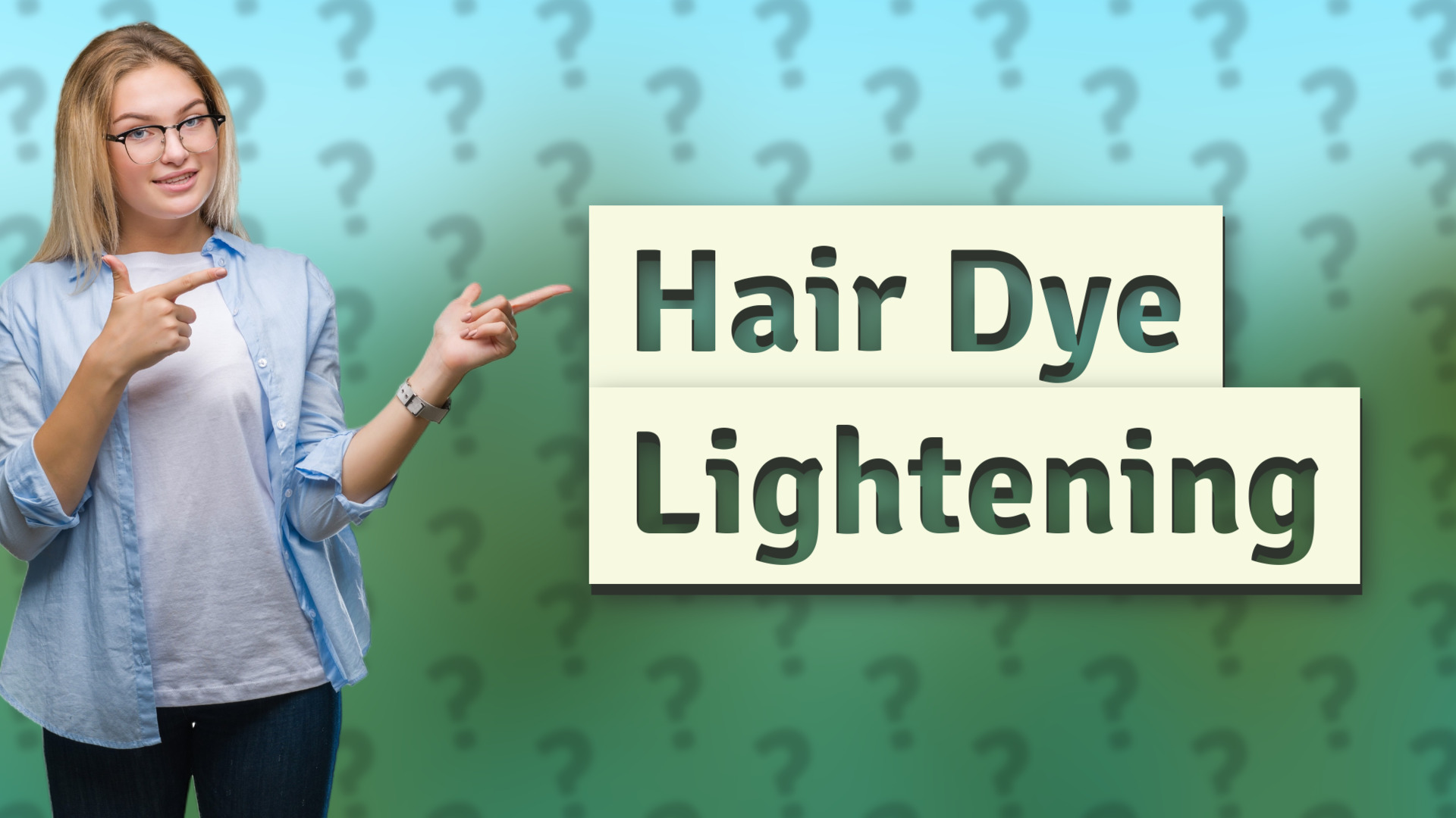 Hair Dye Lightening