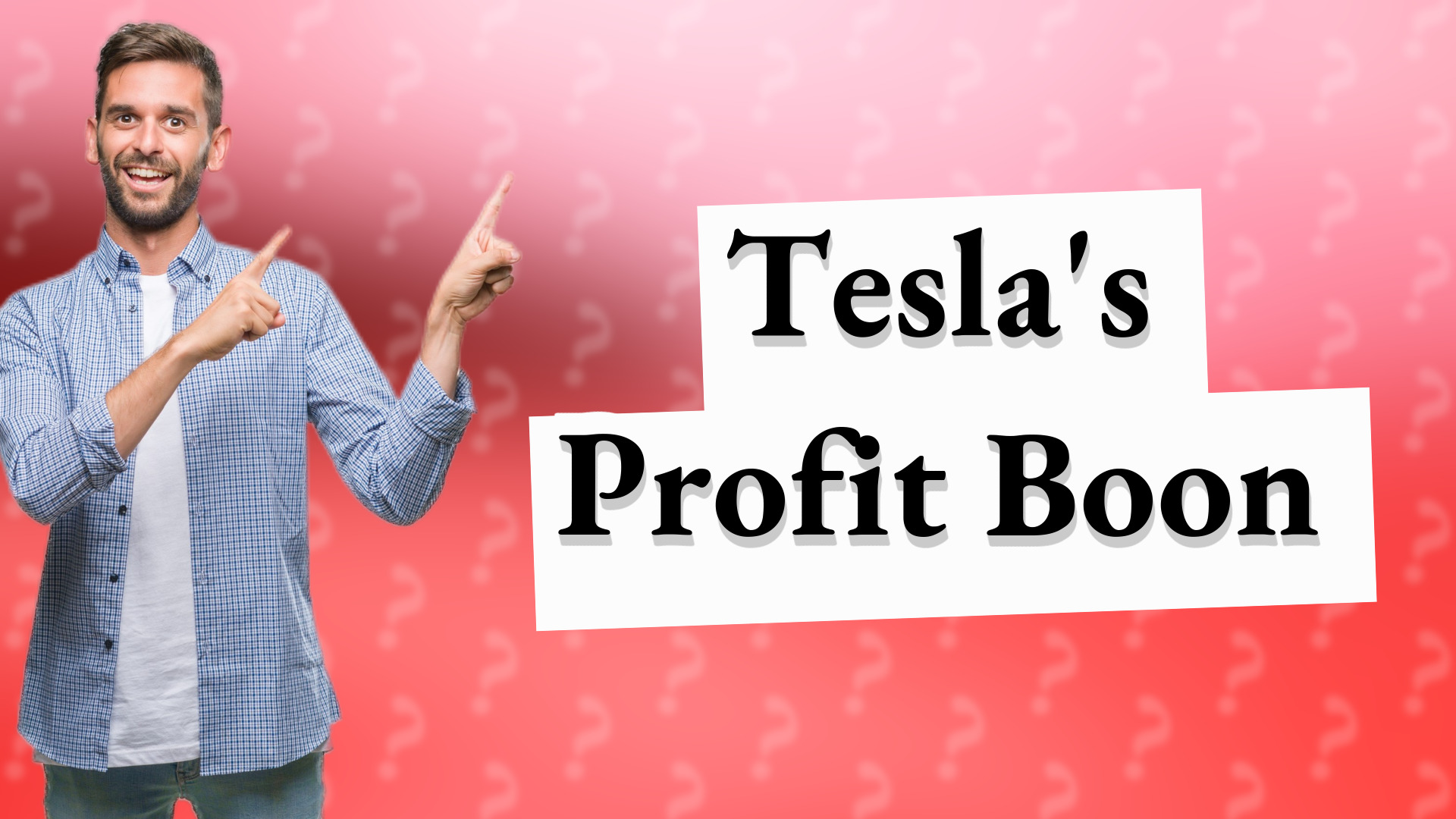 Tesla's Profit Boon