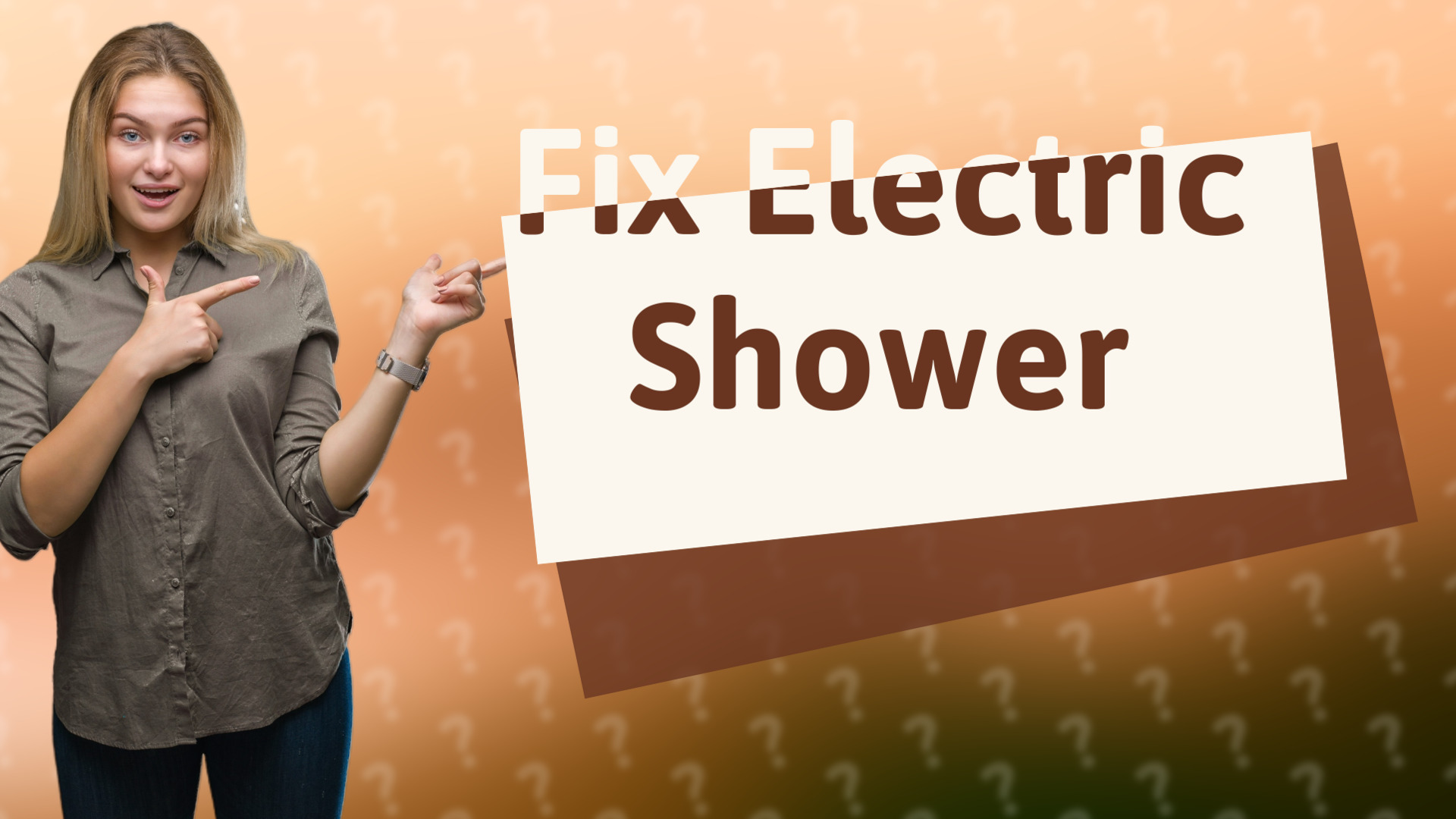 Fix Electric Shower