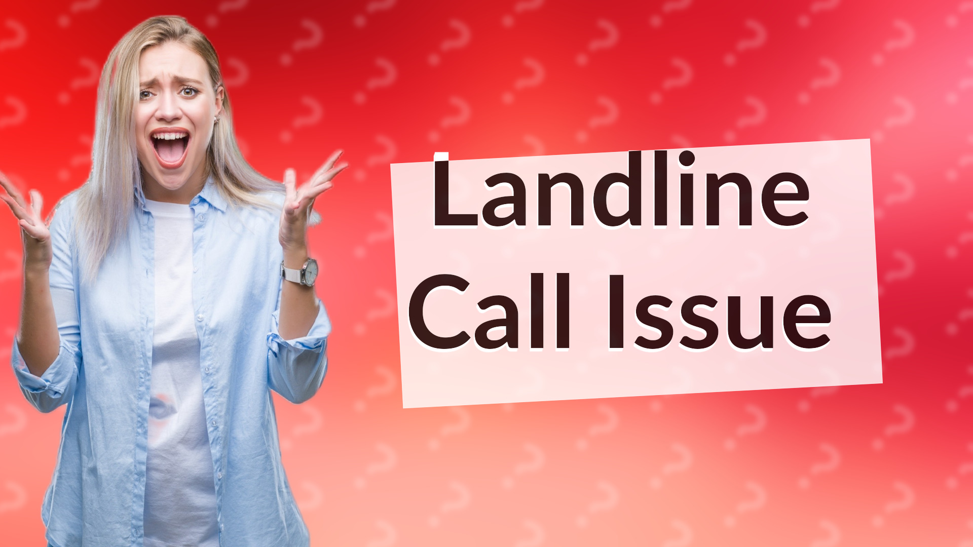Landline Call Issue