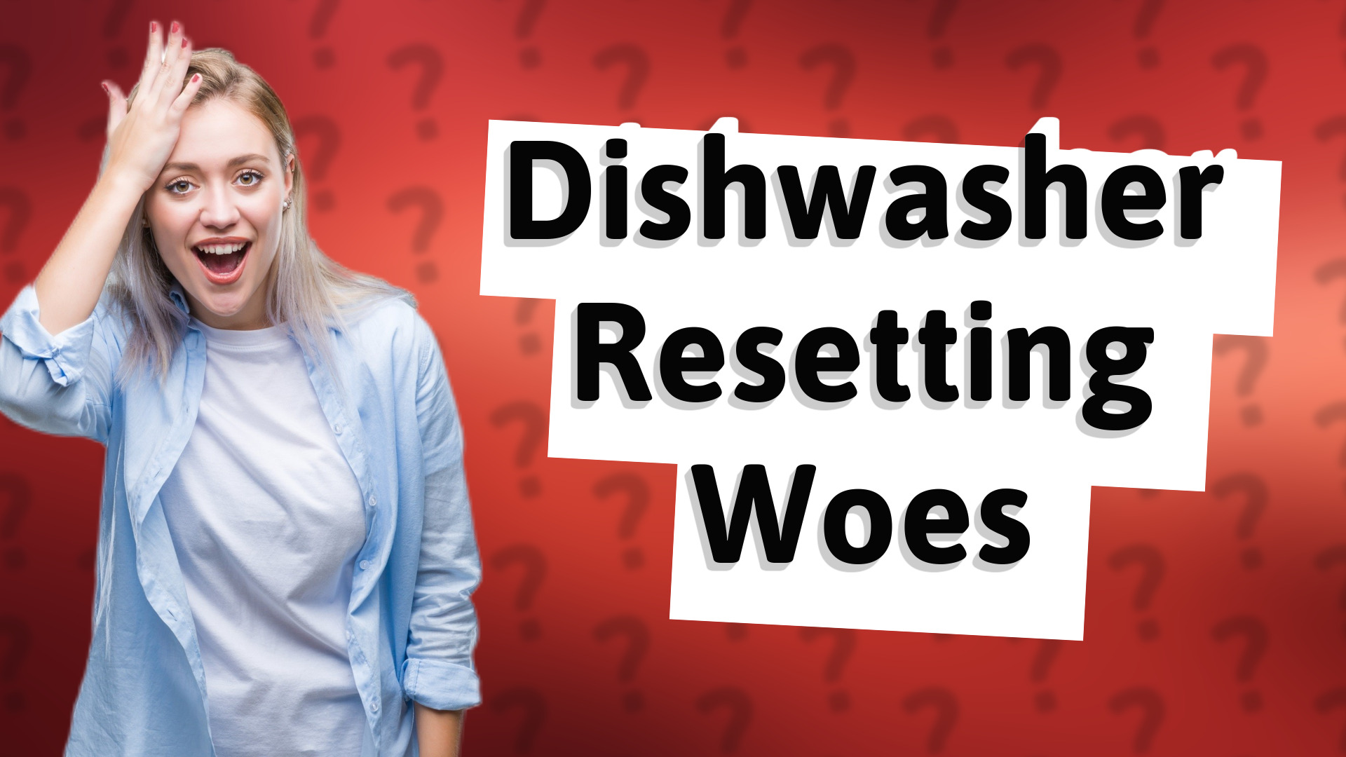 Dishwasher Resetting Woes