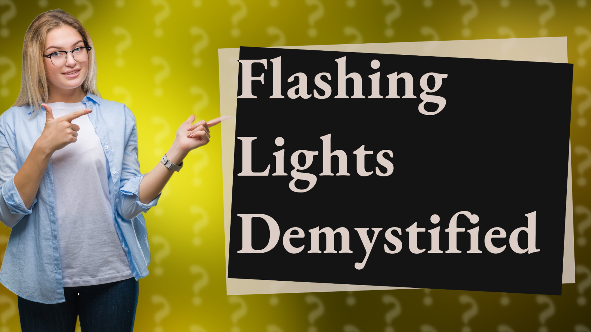 Flashing Lights Demystified