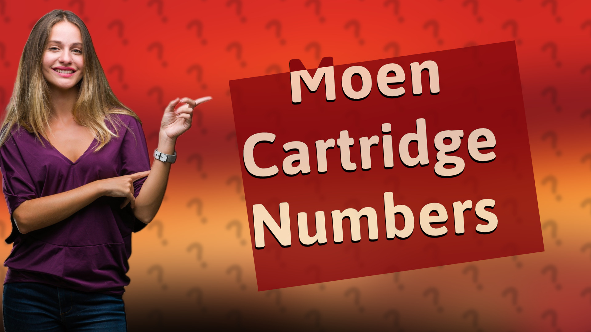 Moen Cartridge Numbers