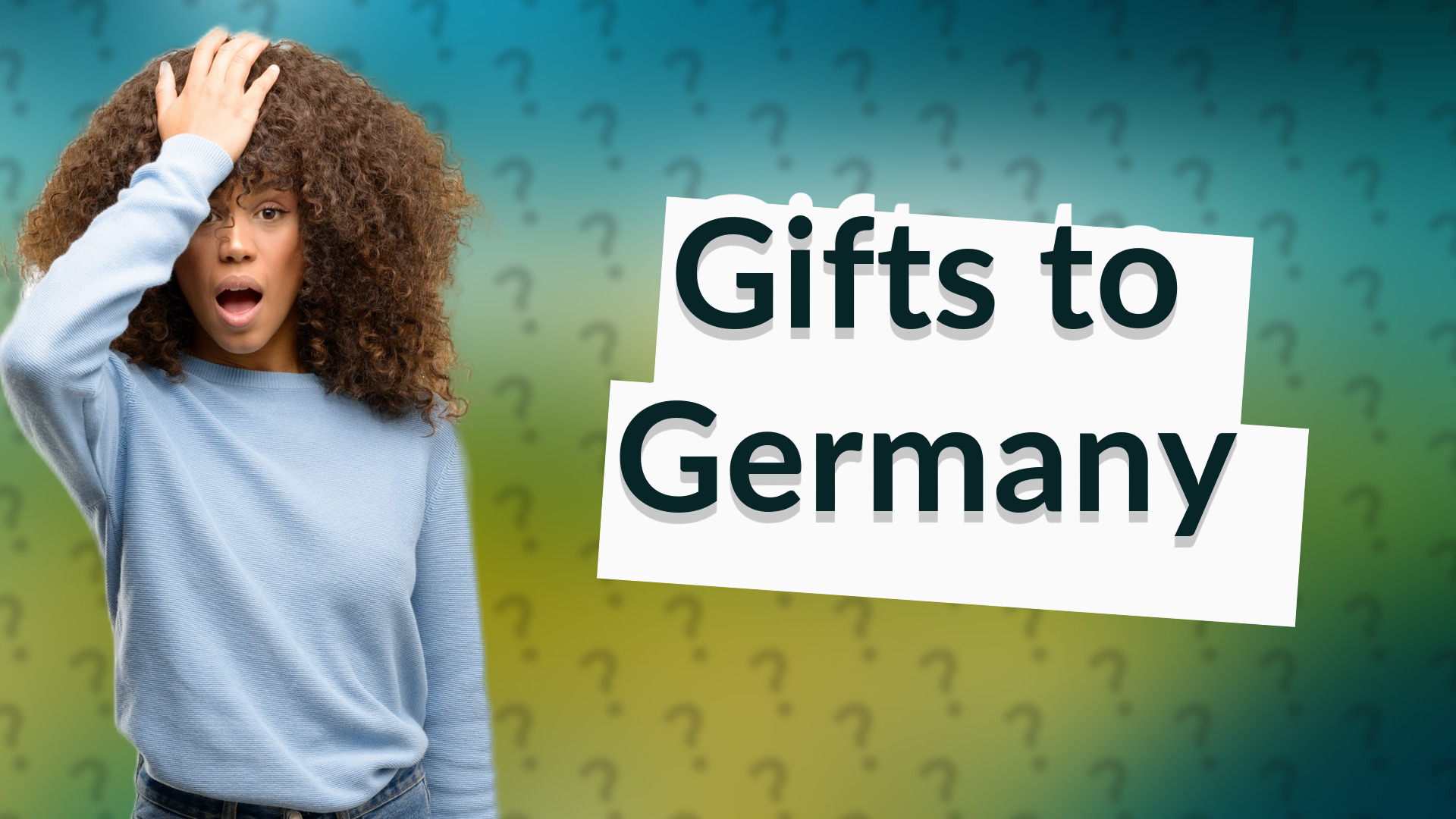 Gifts to Germany