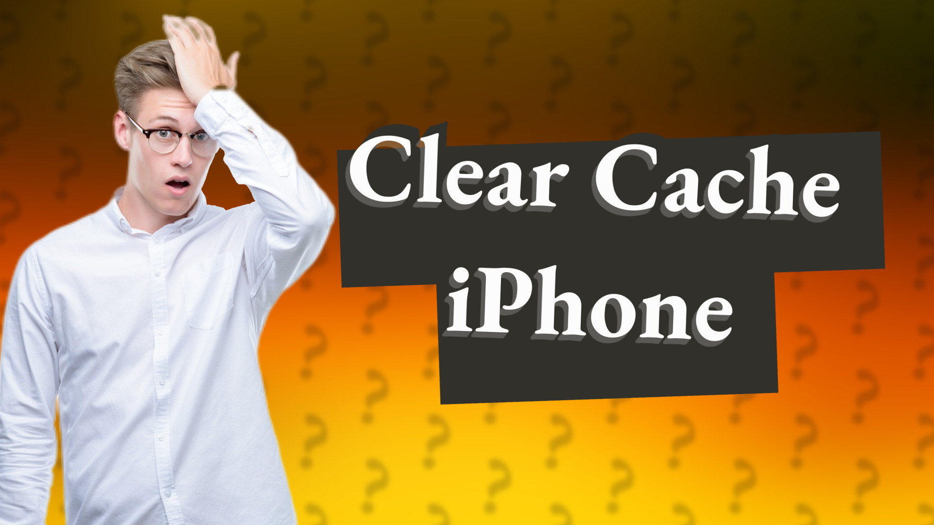 Clear Cache iPhone