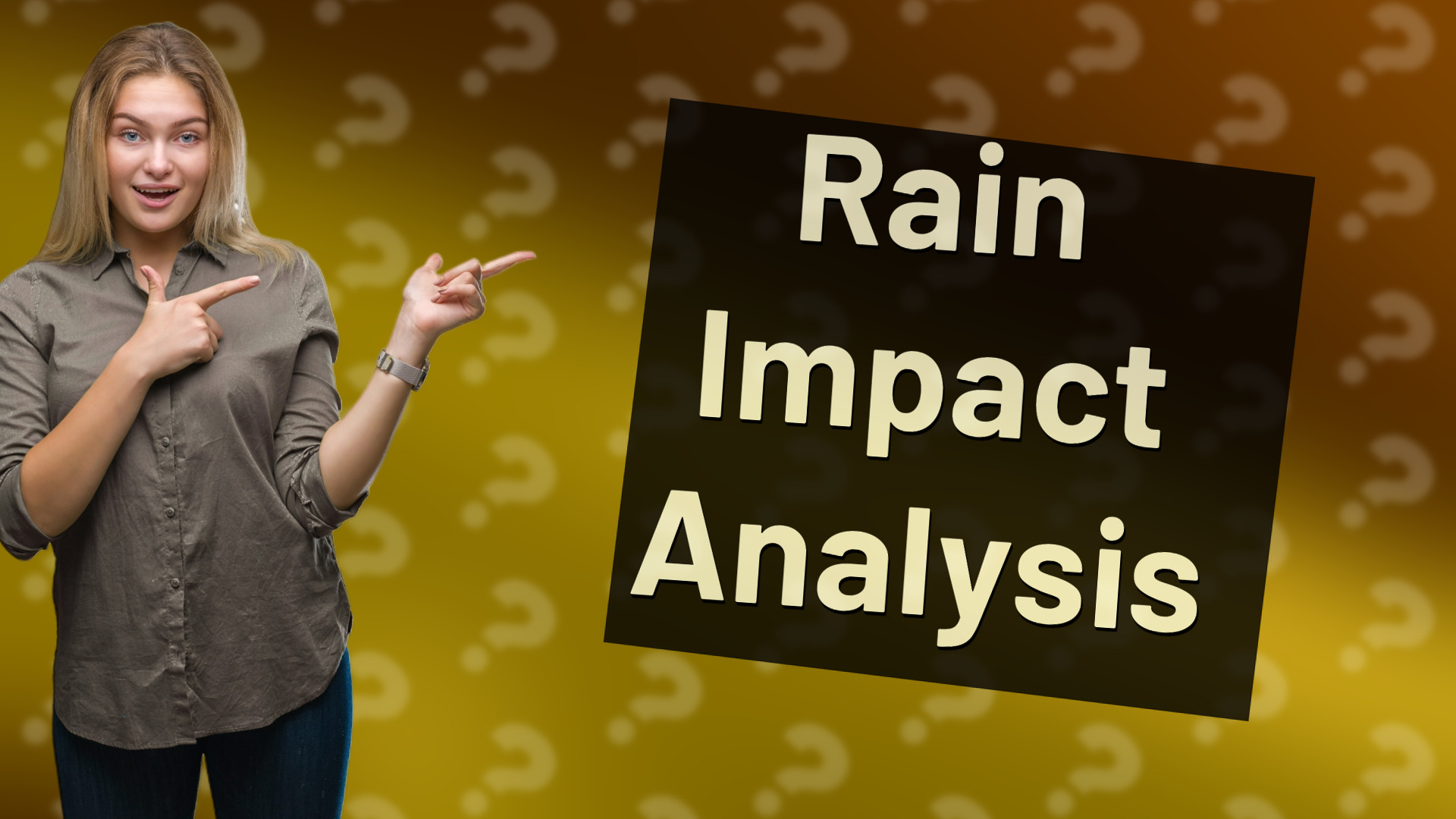 Rain Impact Analysis