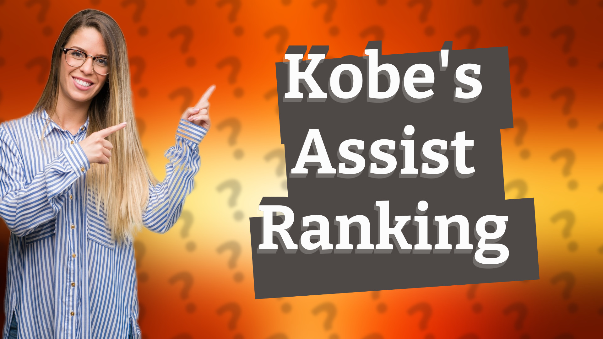 Kobe's Assist Ranking