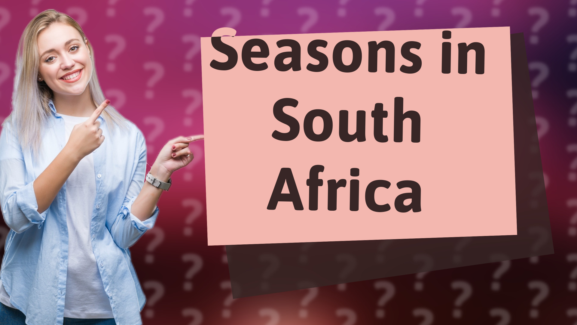 Seasons in South Africa