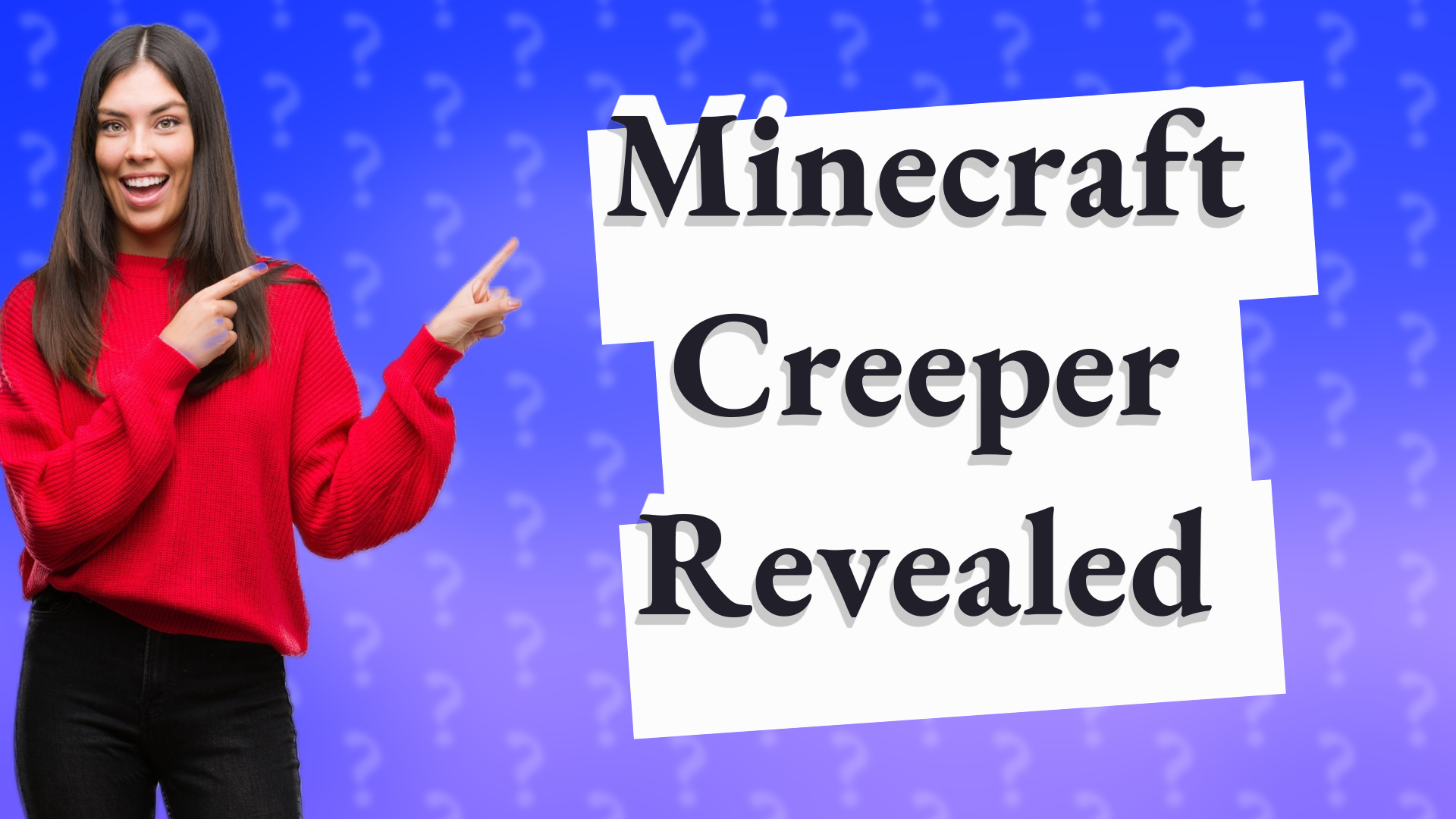 Minecraft Creeper Revealed