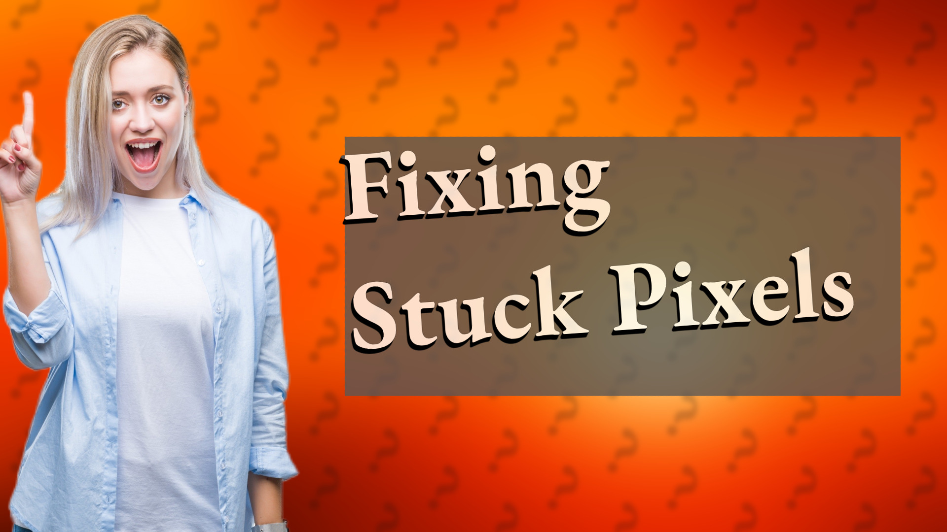 Fixing Stuck Pixels